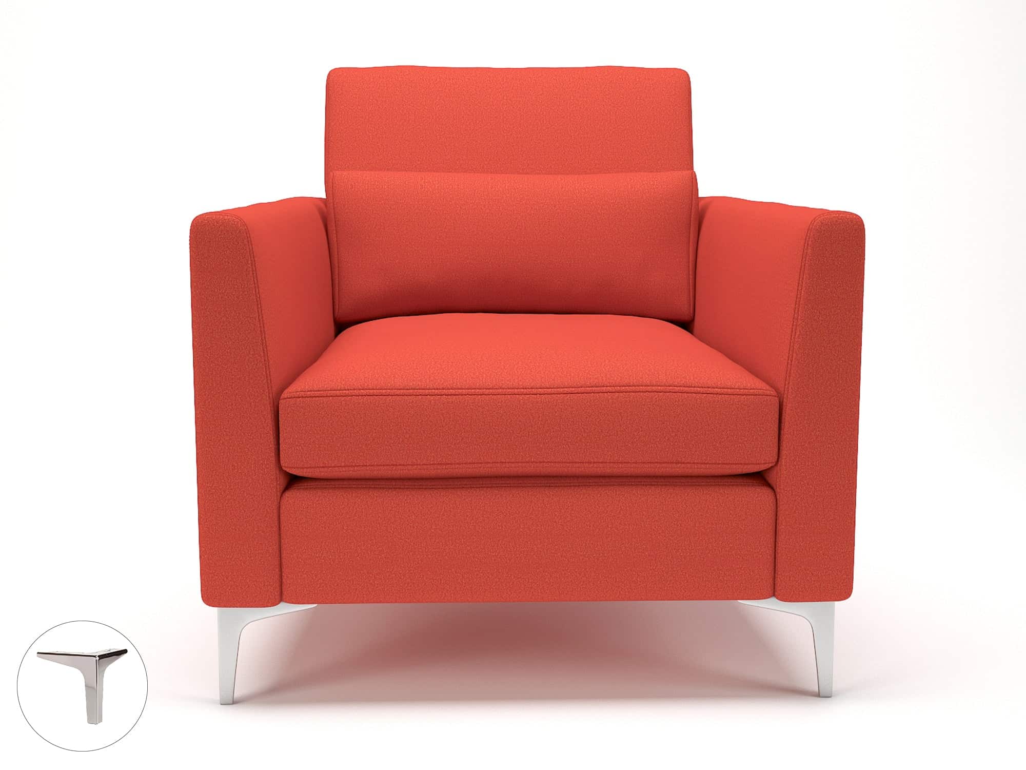 Roselle 90cm Wide Armchair in Warwick Dolly Fabric - Image 50