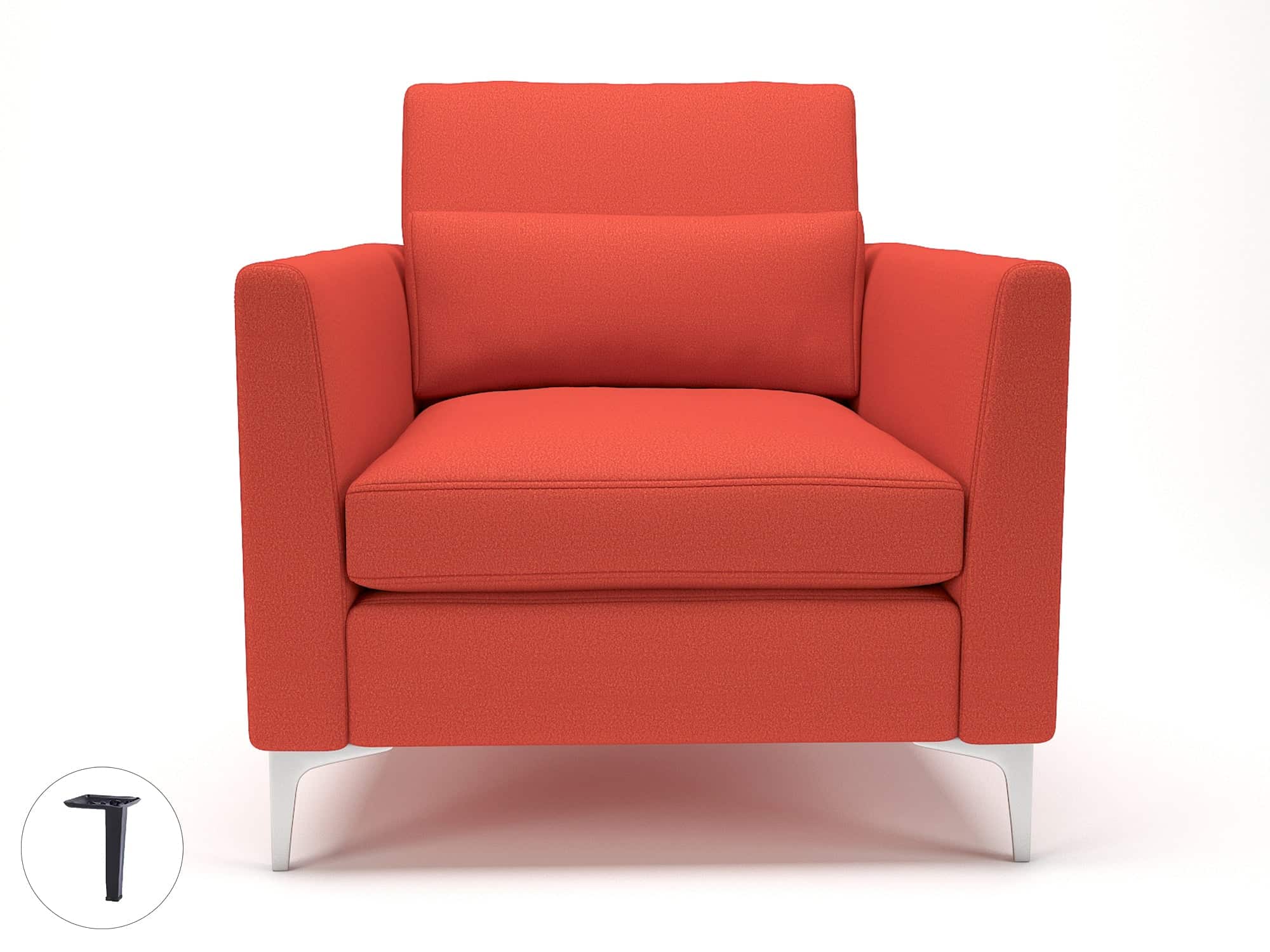 Roselle 90cm Wide Armchair in Warwick Dolly Fabric - Image 53