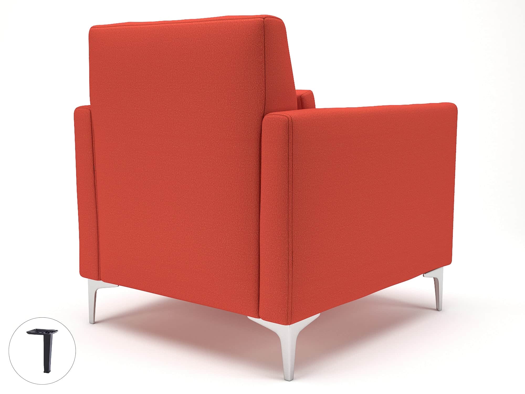 Roselle 90cm Wide Armchair in Warwick Dolly Fabric - Image 54