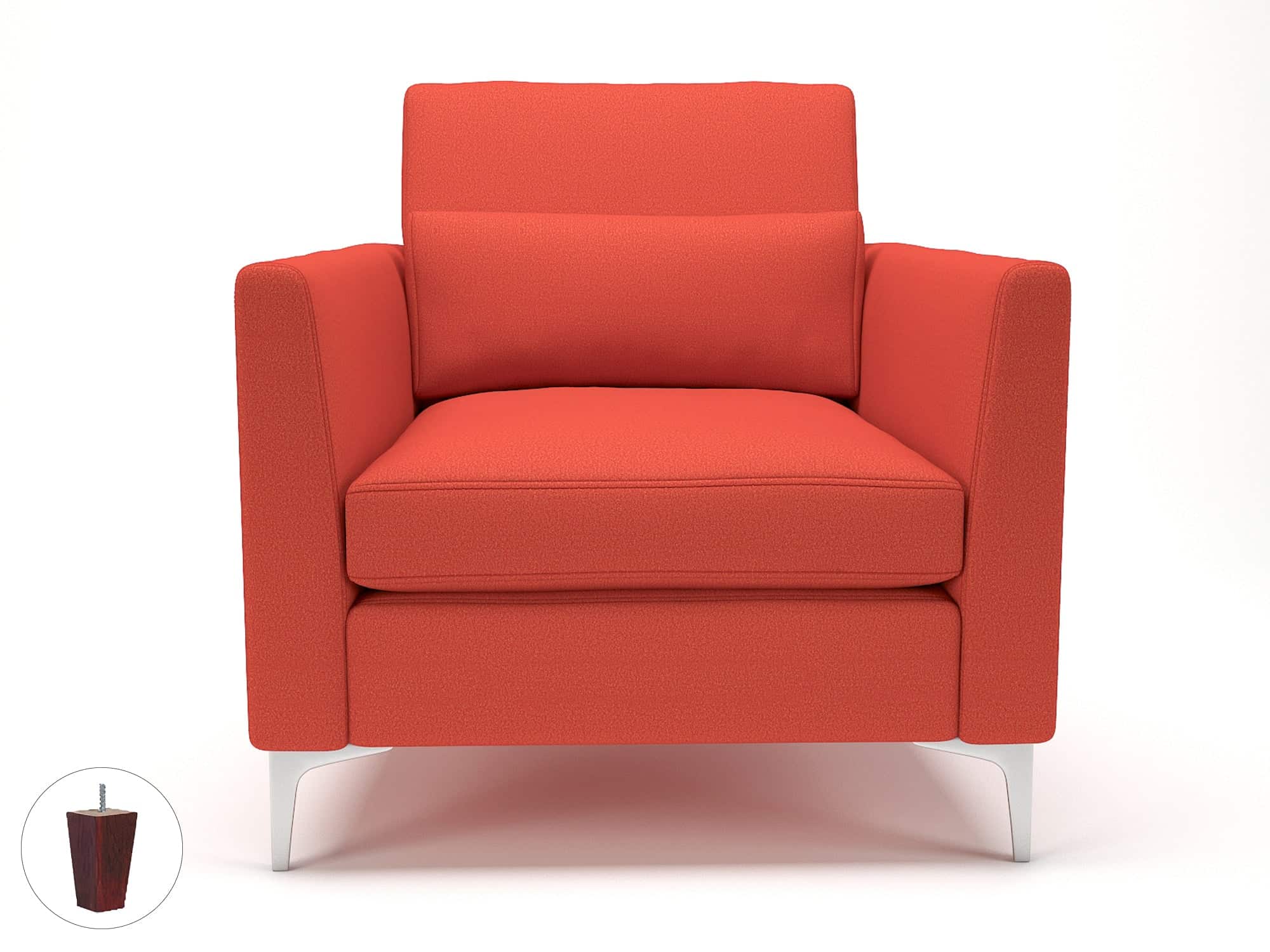 Roselle 90cm Wide Armchair in Warwick Dolly Fabric - Image 56