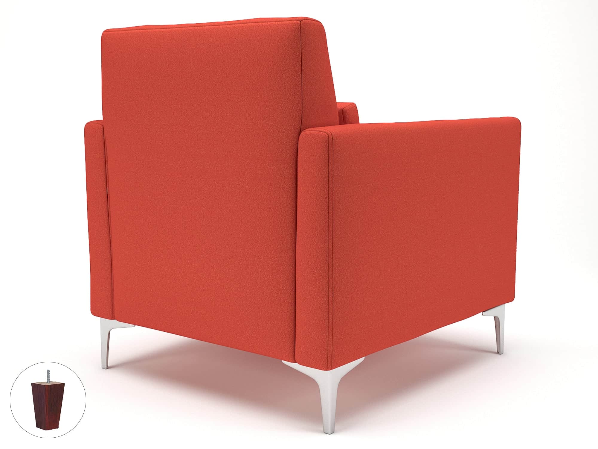 Roselle 90cm Wide Armchair in Warwick Dolly Fabric - Image 57