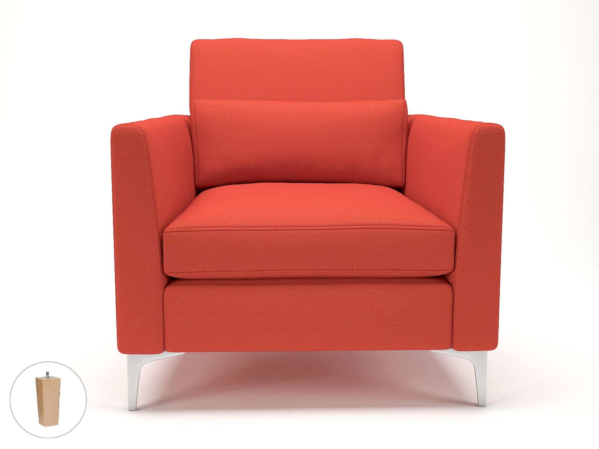 Roselle 90cm Wide Armchair in Warwick Dolly Fabric - Image 59