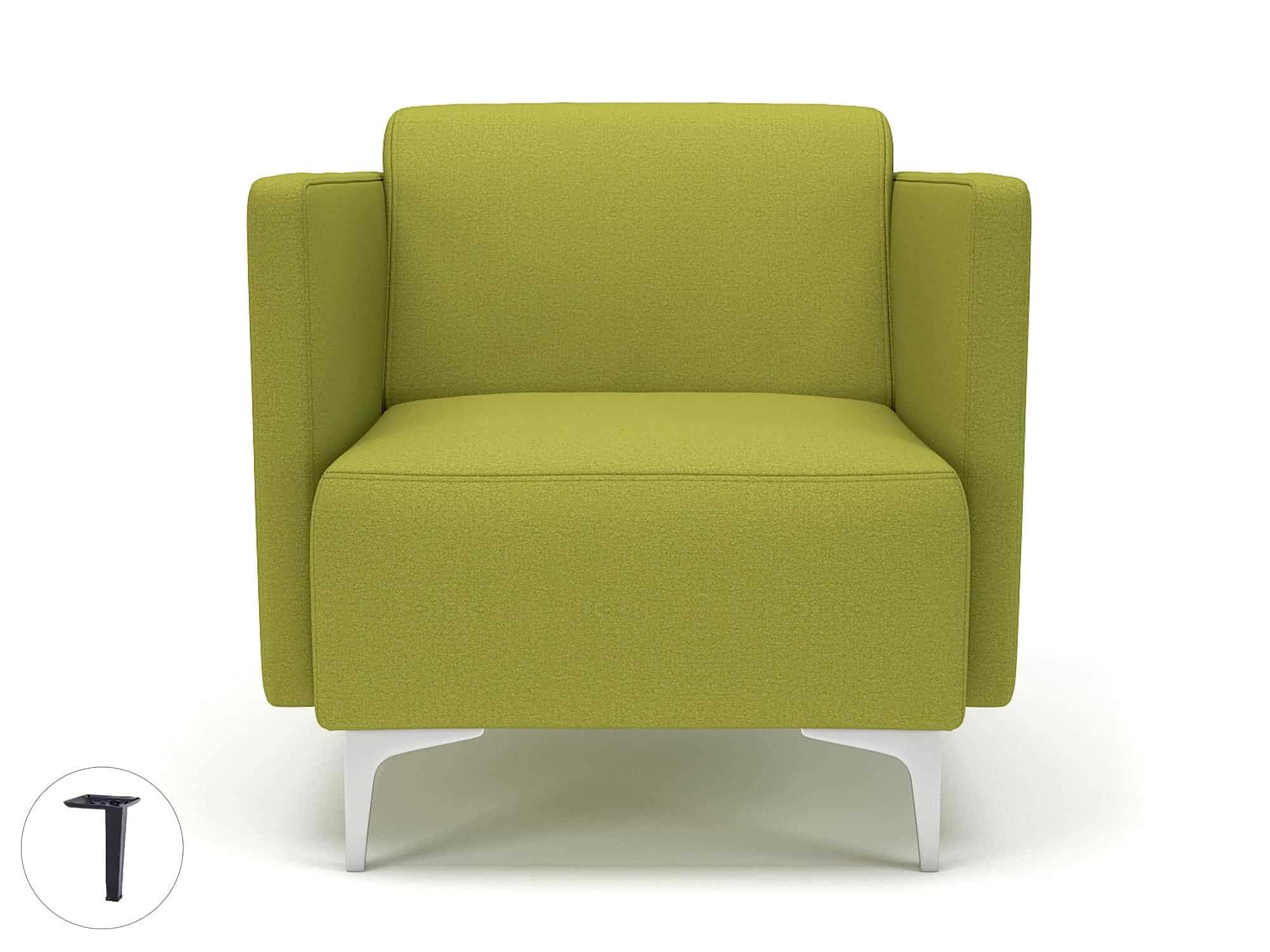 Napa Slim Arm 75cm Wide Armchair in Warwick Dolly Fabric - Image 5