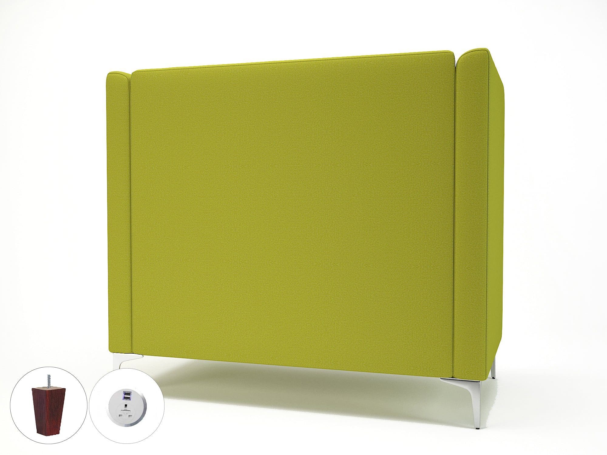 Altus 128cm Wide Privacy Booth in Warwick Dolly Fabric with Socket - Image 11