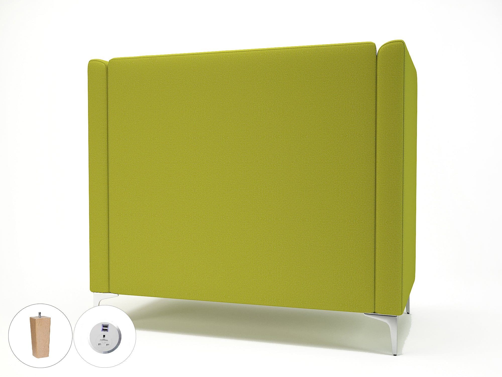 Altus 128cm Wide Privacy Booth in Warwick Dolly Fabric with Socket - Image 15