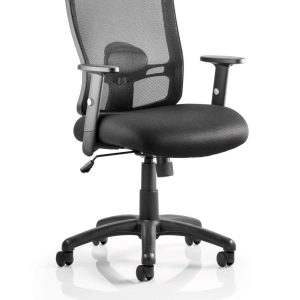 Portland Medium Mesh Back Task Operator Office Chair with Arms