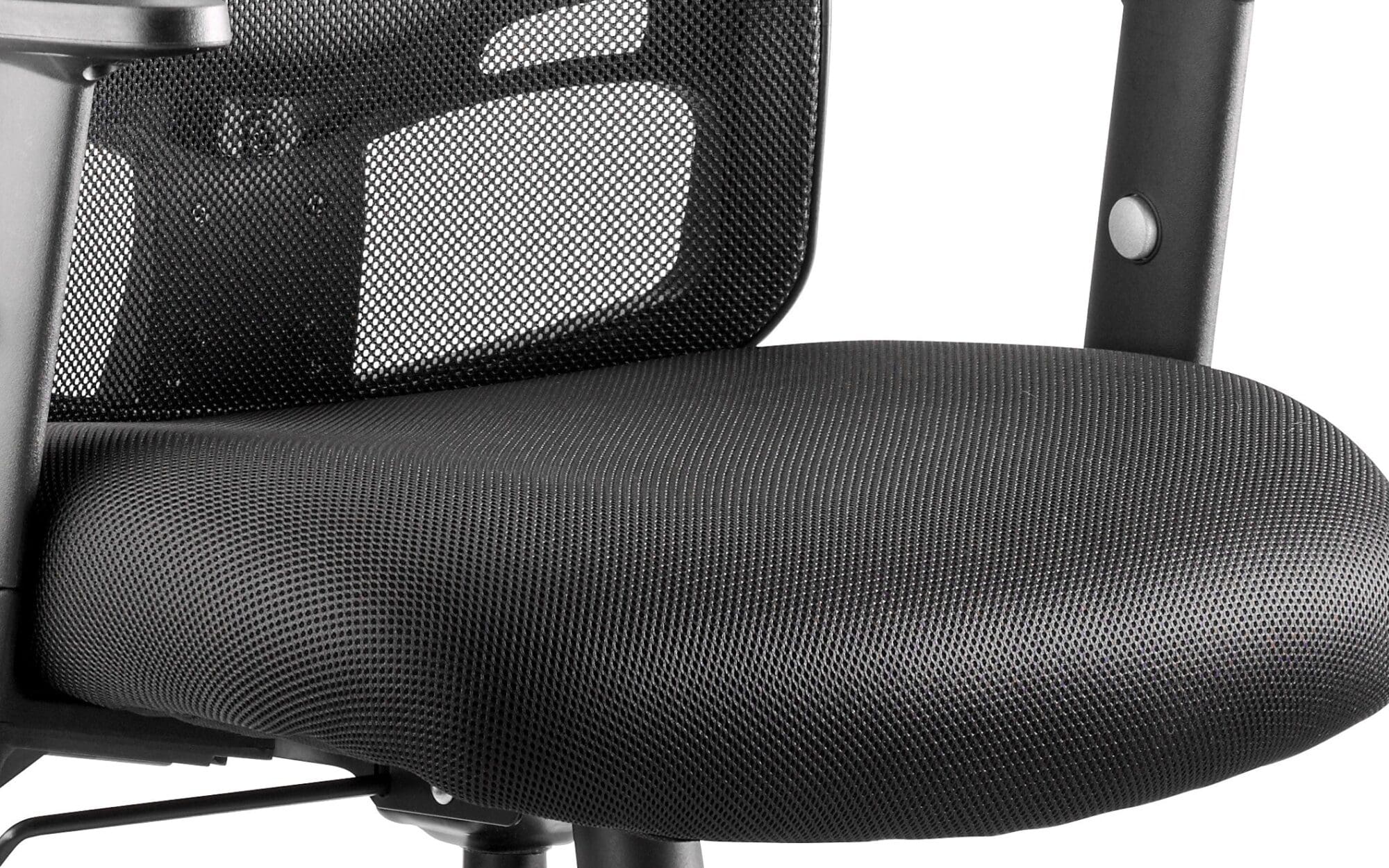 Portland Medium Mesh Back Task Operator Office Chair with Arms - Image 3