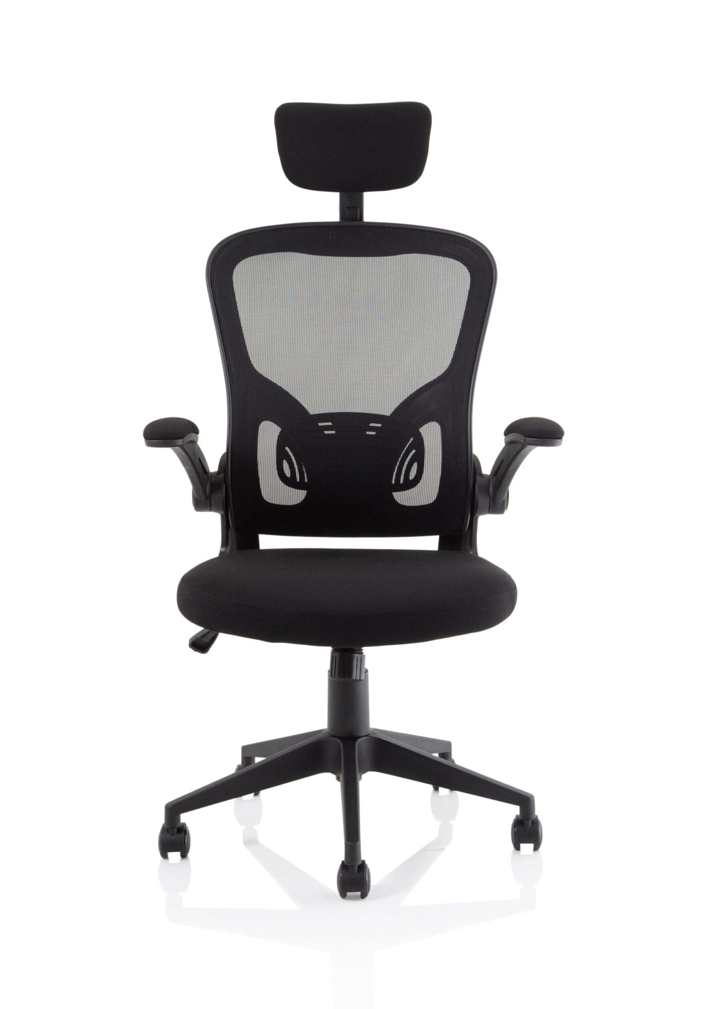 Ace Executive Mesh Chair With Folding Arms - Image 2