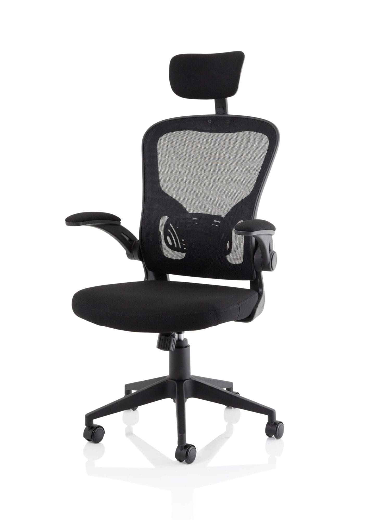 Ace Executive Mesh Chair With Folding Arms - Image 3