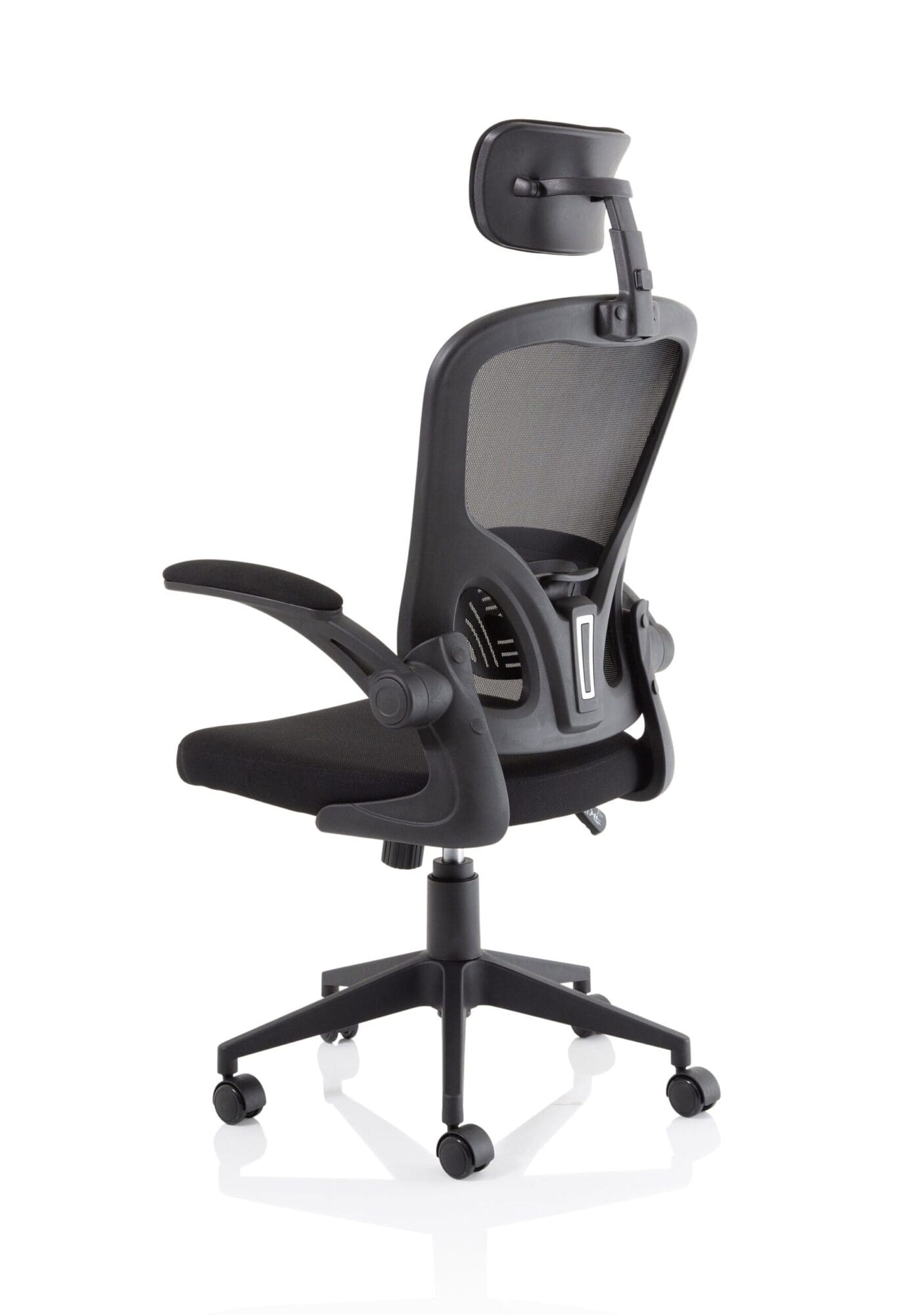 Ace Executive Mesh Chair With Folding Arms - Image 5