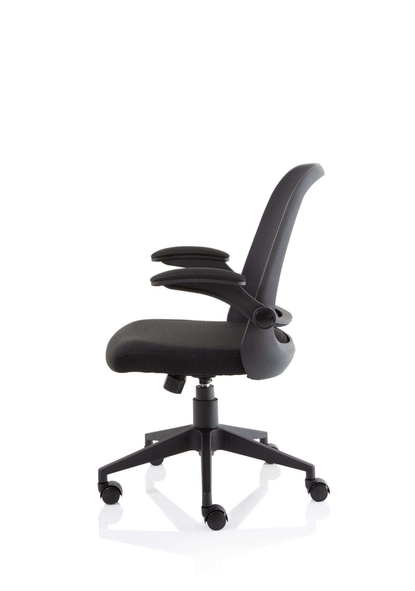 Crew Task Operator Mesh Chair With Folding Arms - Image 4