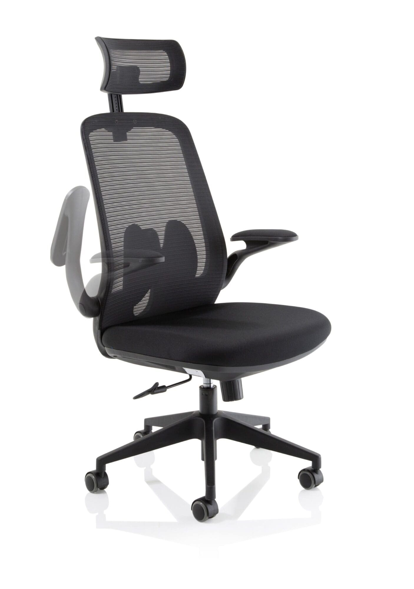 Sigma Executive Mesh Chair With Folding Arms - Image 2