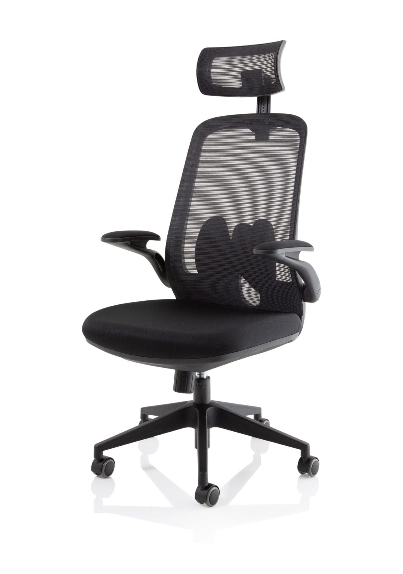 Sigma Executive Mesh Chair With Folding Arms - Image 4