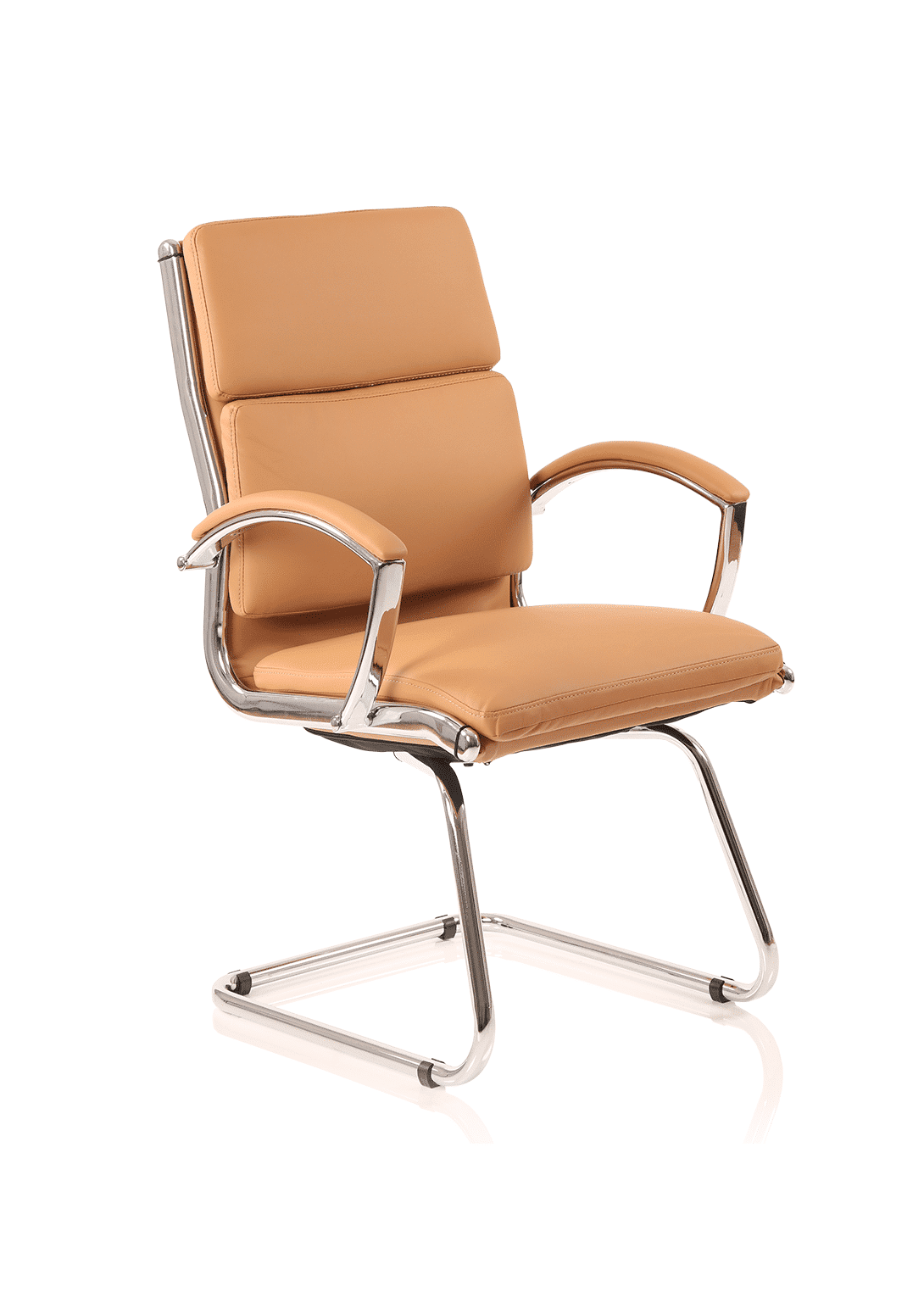 Classic Medium Back Cantilever Visitor Chair with Arms - Image 3