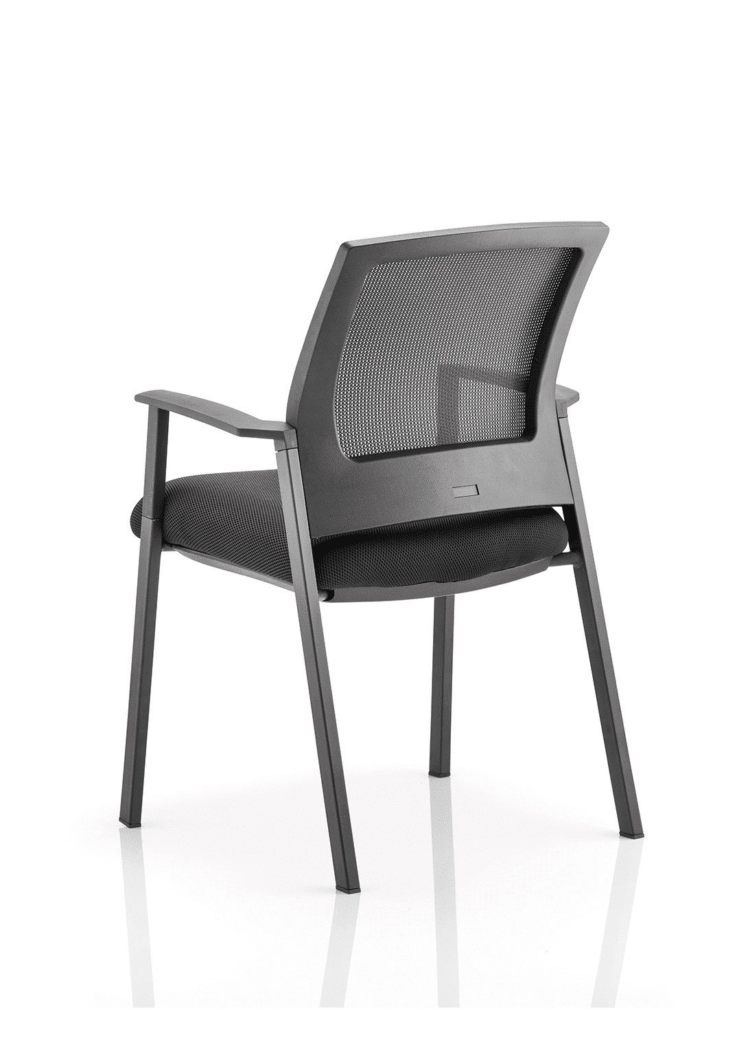 Metro Medium Mesh Back Stacking Visitor Chair with Arms - Image 4