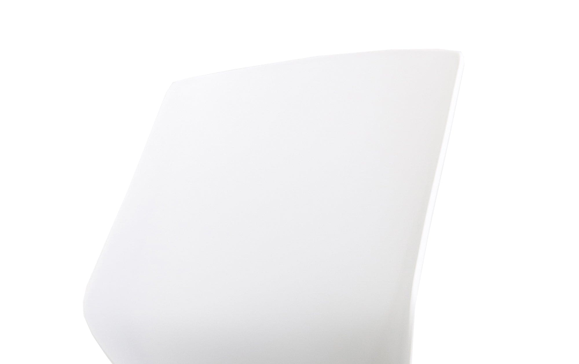 Florence White Frame Fabric Seat High Stool Chair - Image 10