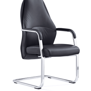 Mien High Back Leather Cantilever Visitor Office Chair
