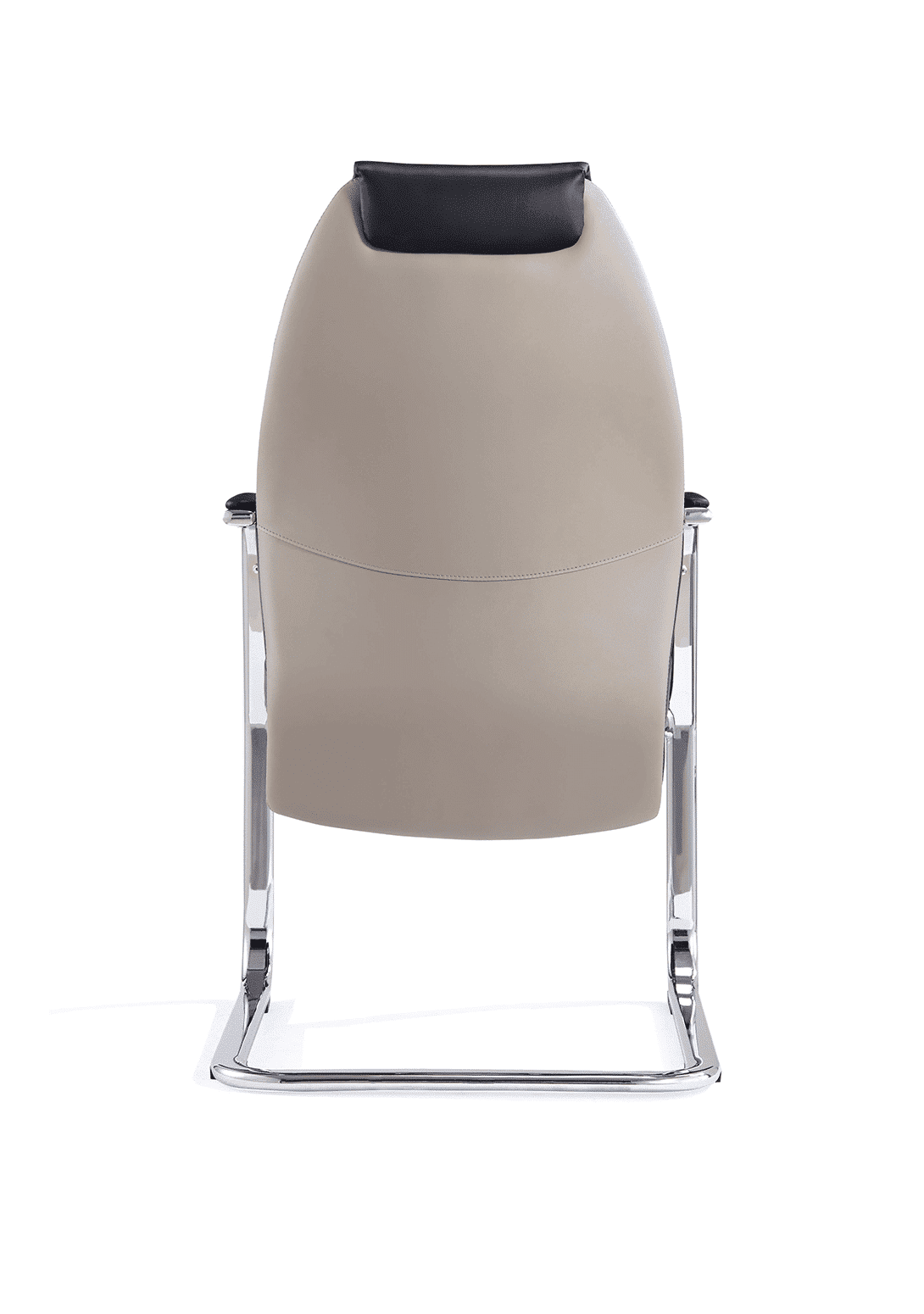 Mien High Back Leather Cantilever Visitor Office Chair - Image 7
