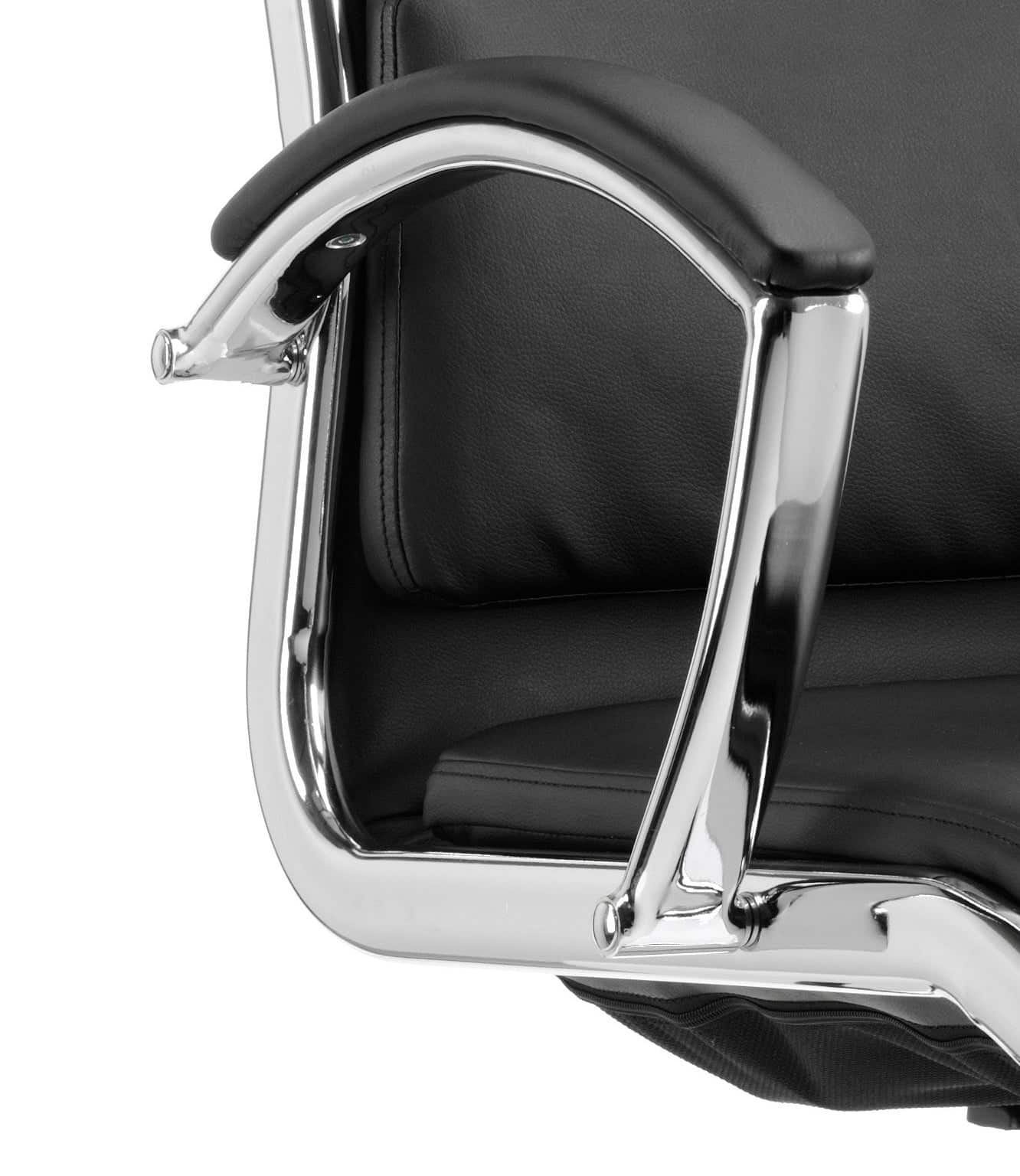 Classic Medium Back Cantilever Visitor Chair with Arms - Image 2