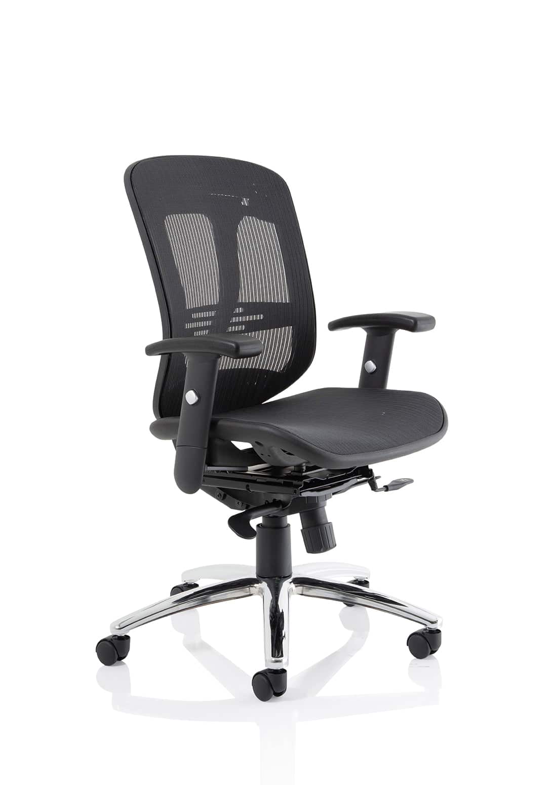 Mirage II Mesh Back Task Operator Office Chair with Height Adjustable Arms - Image 10