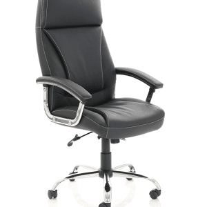 Penza High Back Executive Leather Office Chair with Arms
