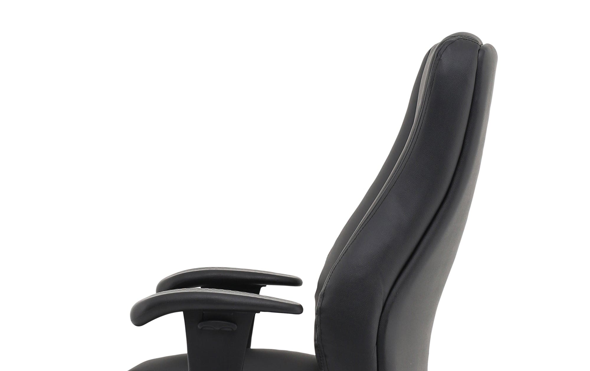 Winsor Medium Back Executive Black Leather Office Chair with Arms - Image 17