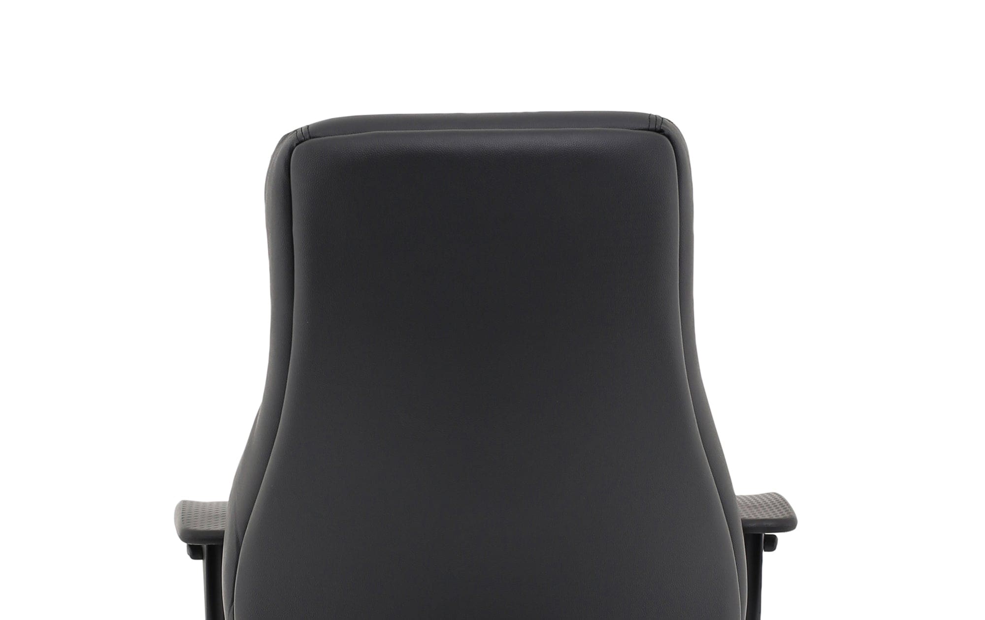 Winsor Medium Back Executive Black Leather Office Chair with Arms - Image 15