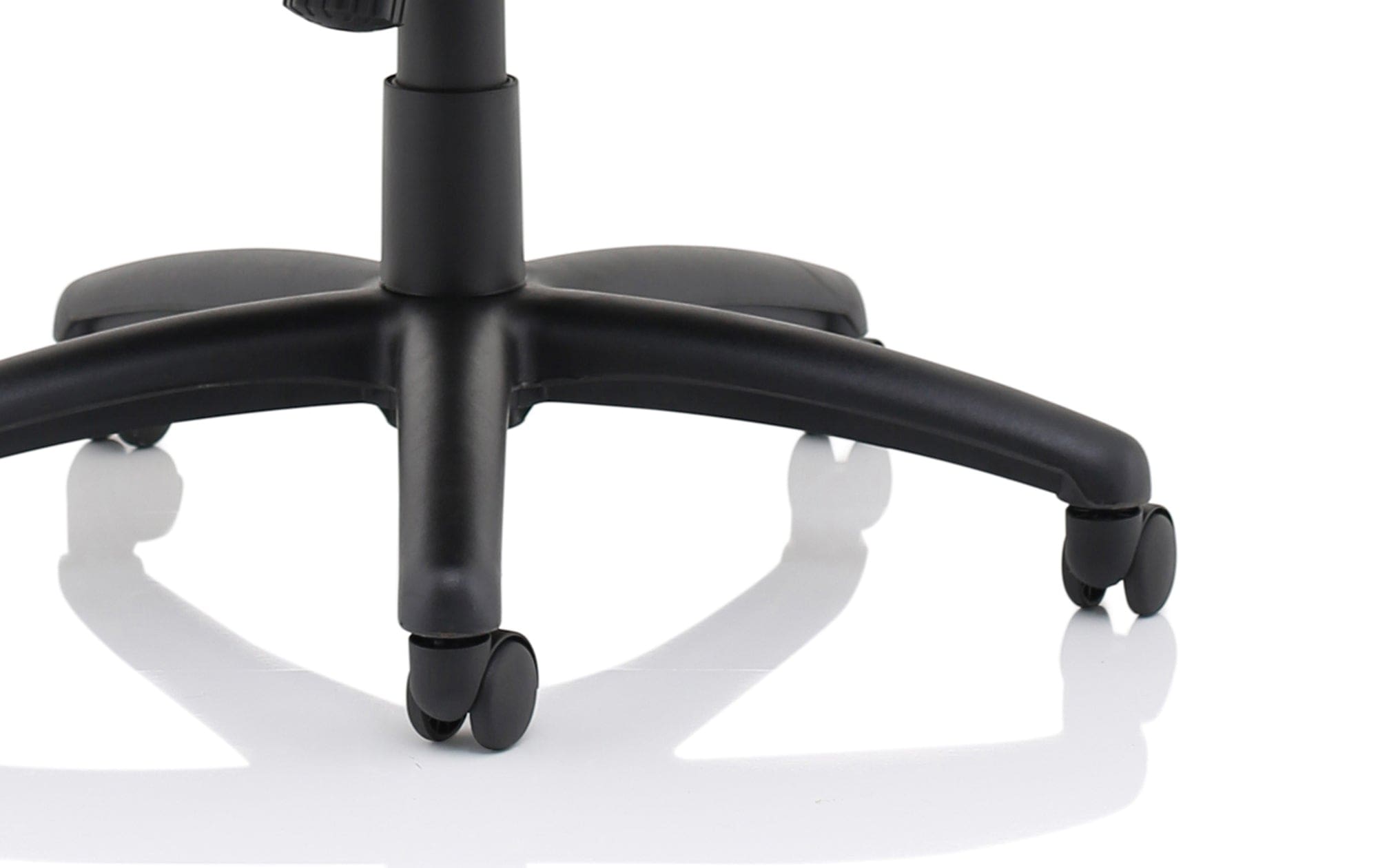 Winsor Medium Back Executive Black Leather Office Chair with Arms - Image 11