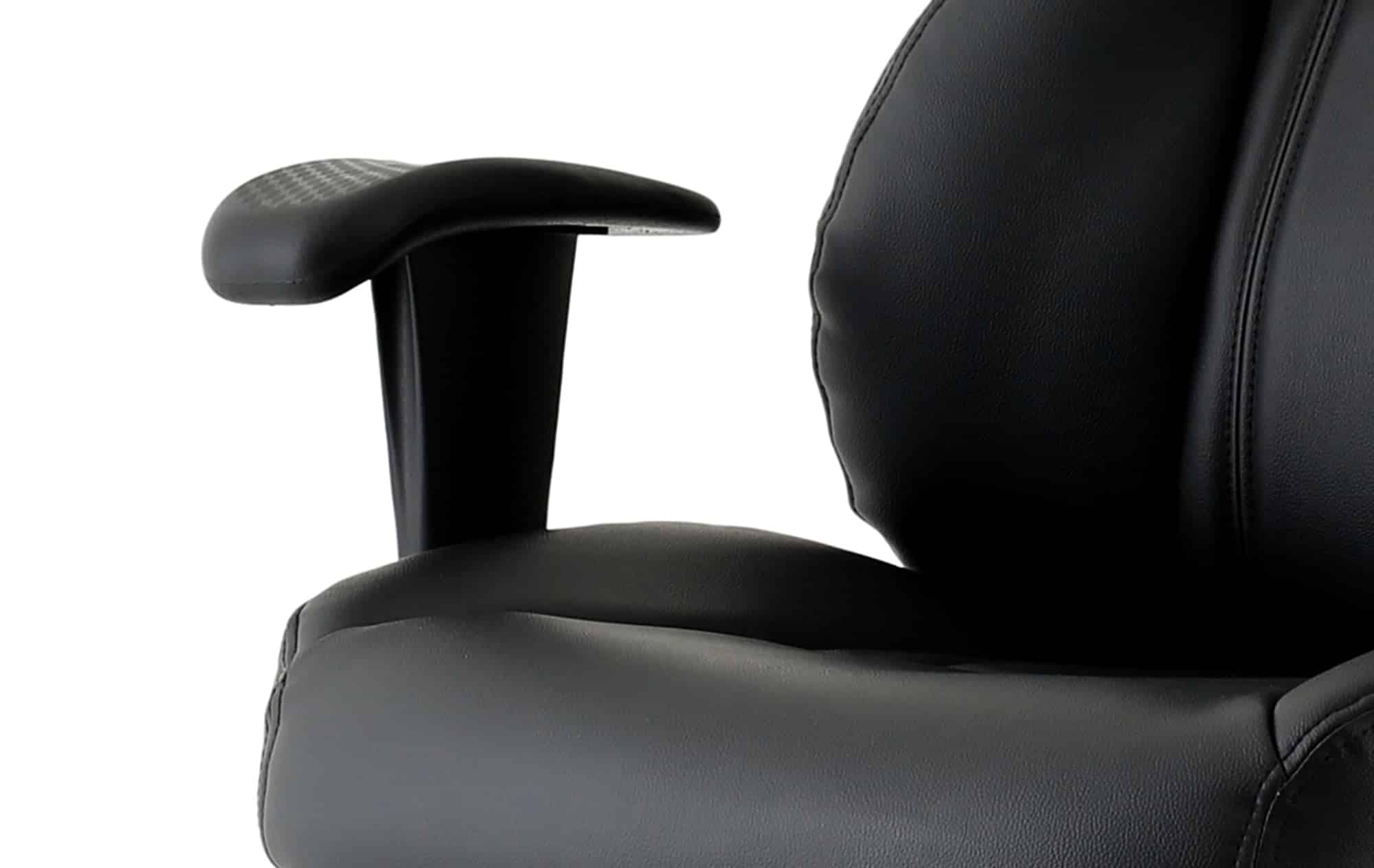 Winsor Medium Back Executive Black Leather Office Chair with Arms - Image 34