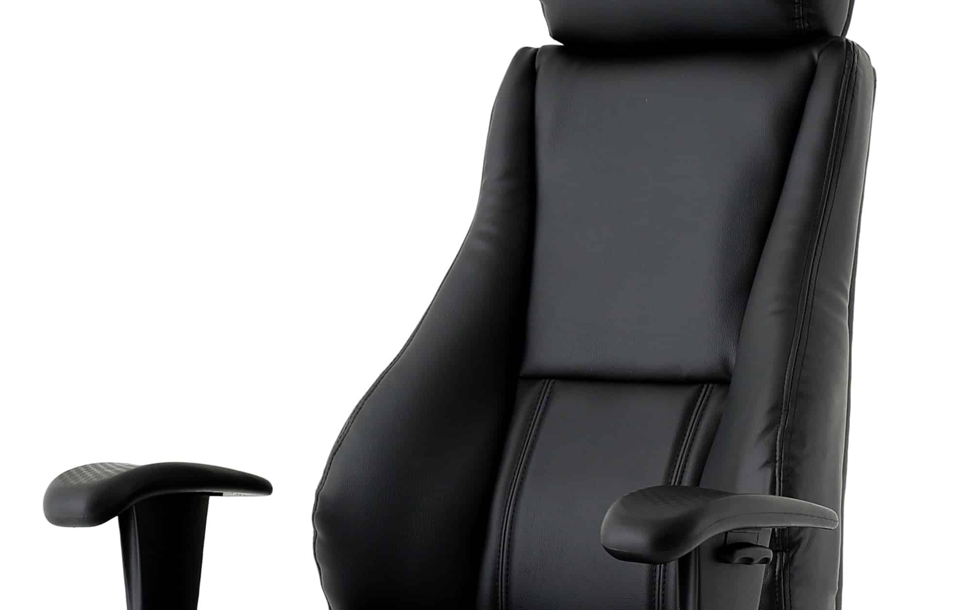 Winsor Medium Back Executive Black Leather Office Chair with Arms - Image 31