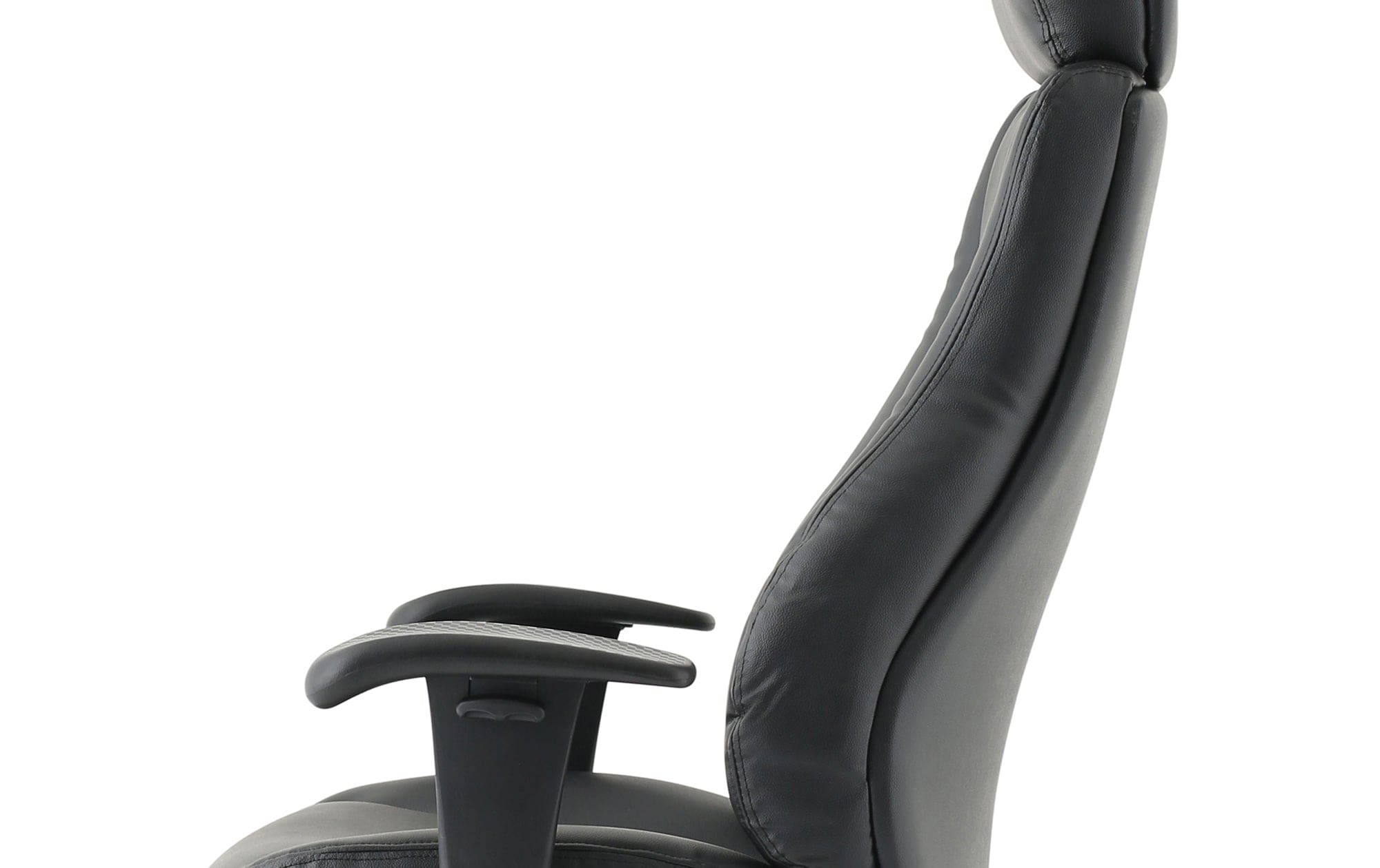 Winsor Medium Back Executive Black Leather Office Chair with Arms - Image 30
