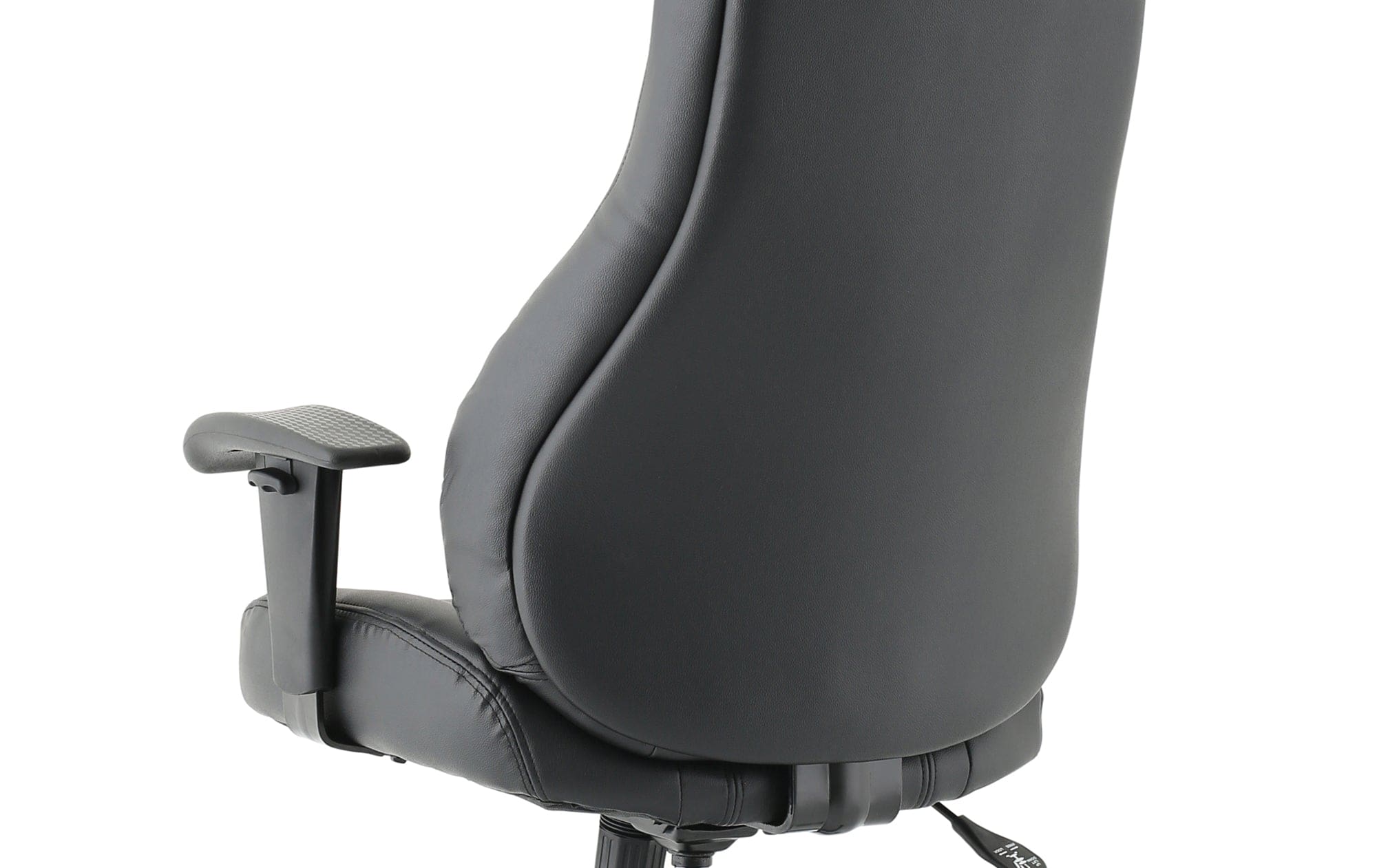 Winsor Medium Back Executive Black Leather Office Chair with Arms - Image 29