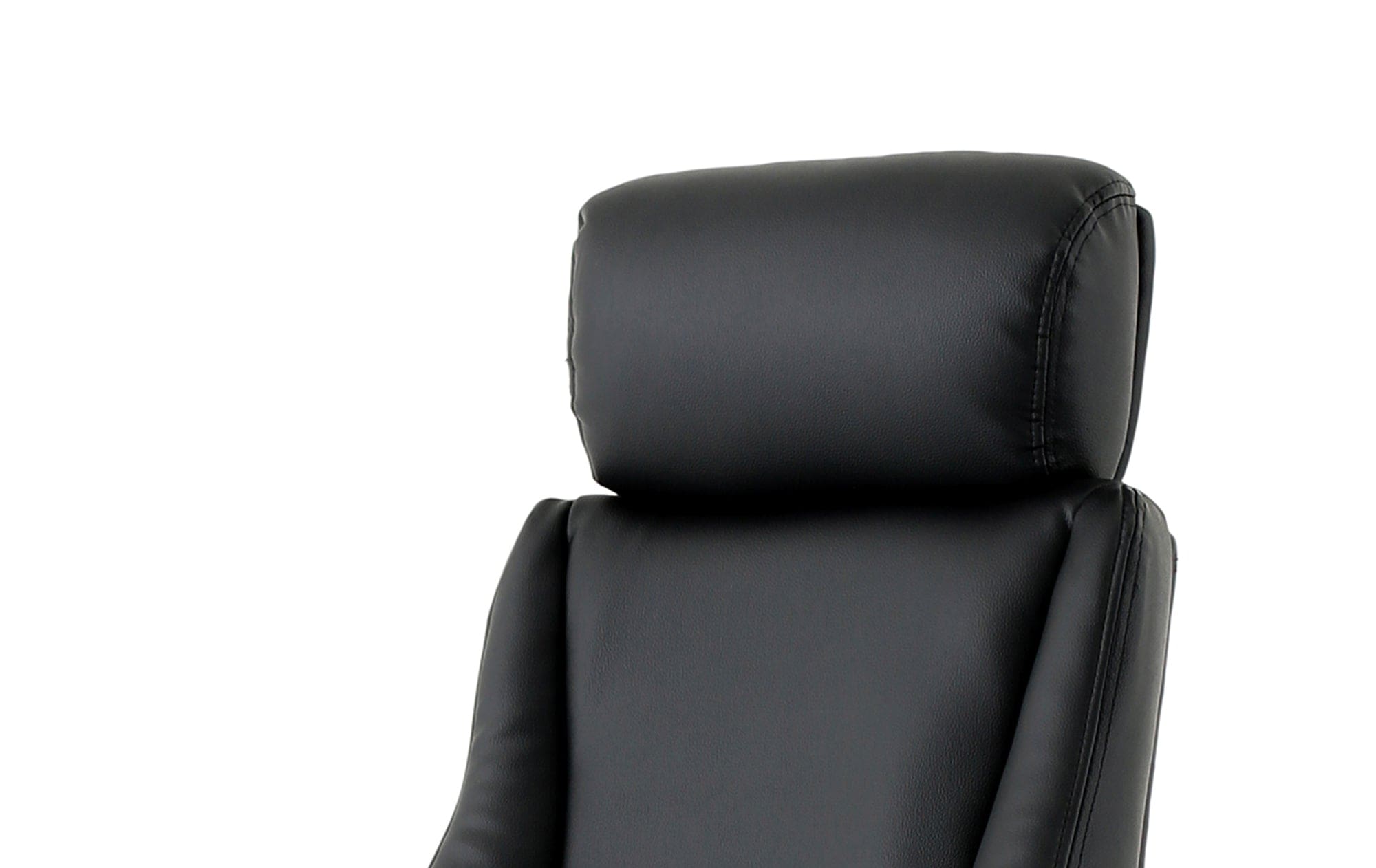 Winsor Medium Back Executive Black Leather Office Chair with Arms - Image 23