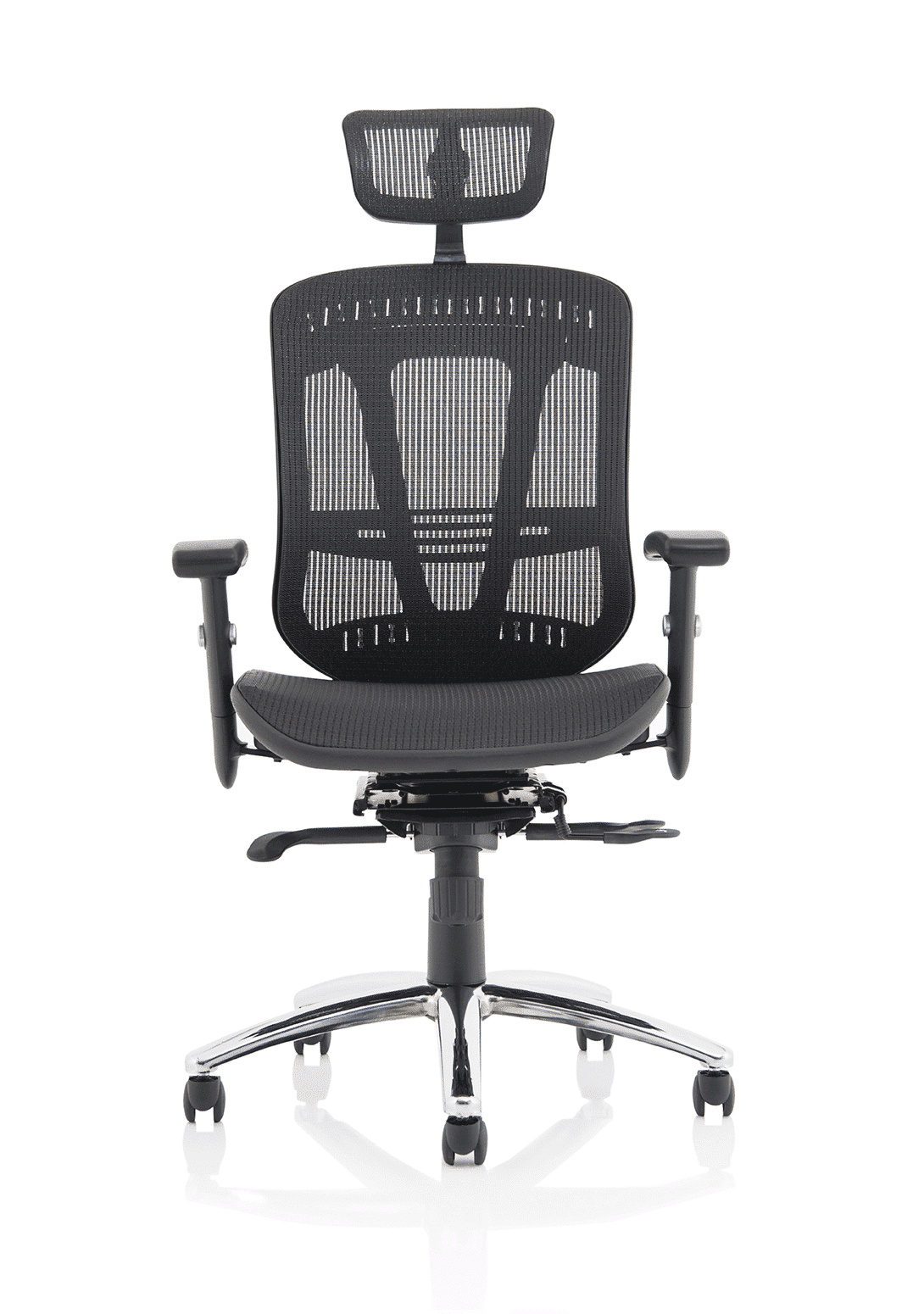 Mirage II Mesh Back Task Operator Office Chair with Height Adjustable Arms - Image 2