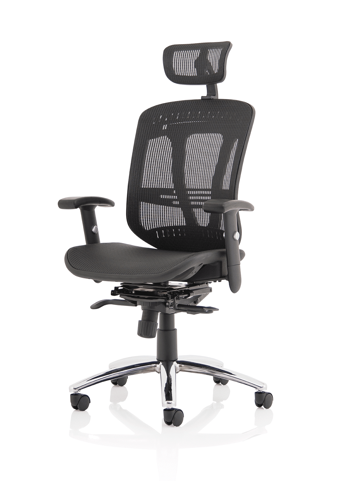 Mirage II Mesh Back Task Operator Office Chair with Height Adjustable Arms - Image 3