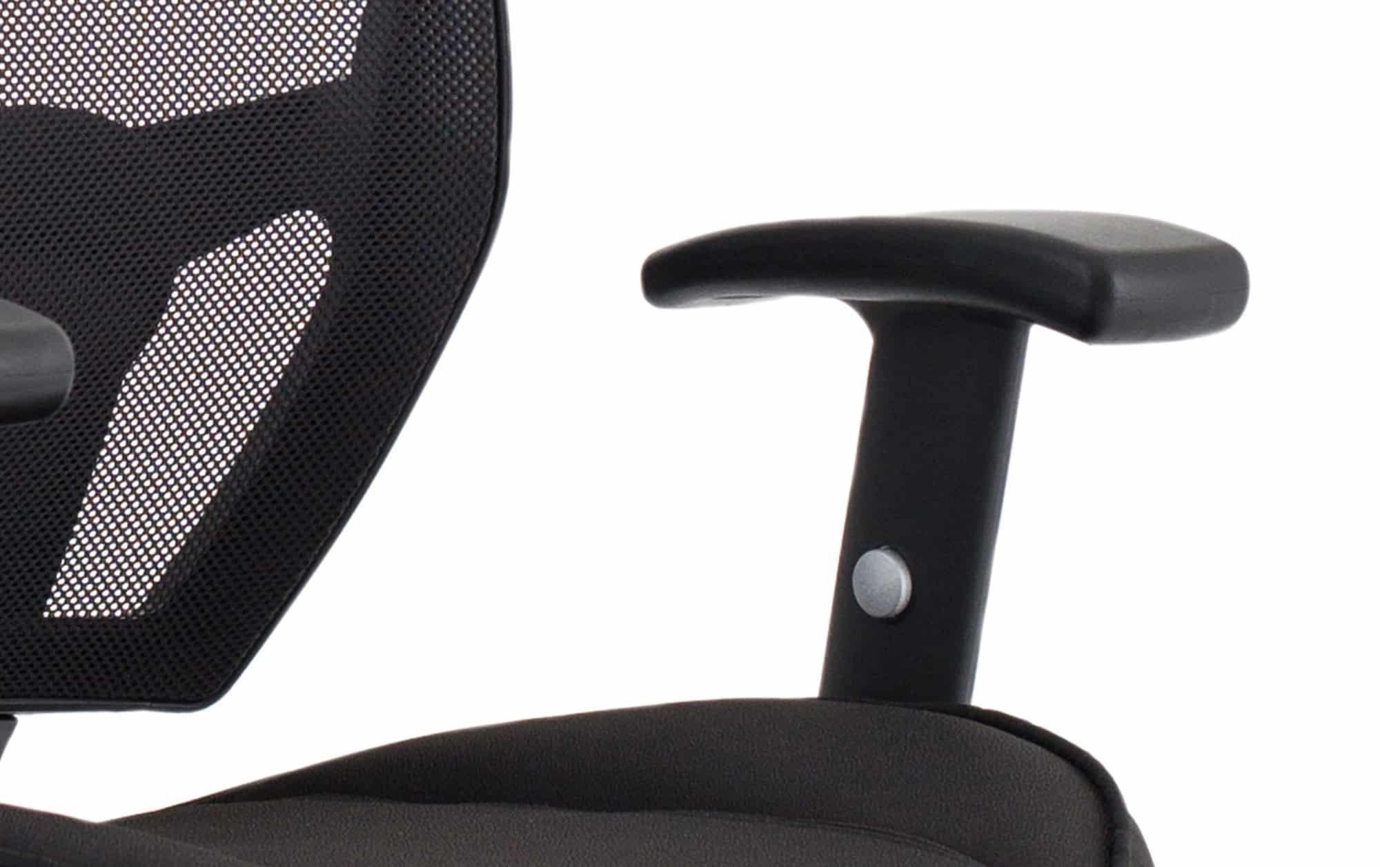 Denver High Mesh Back Black Task Operator Office Chair with Arms - Image 31