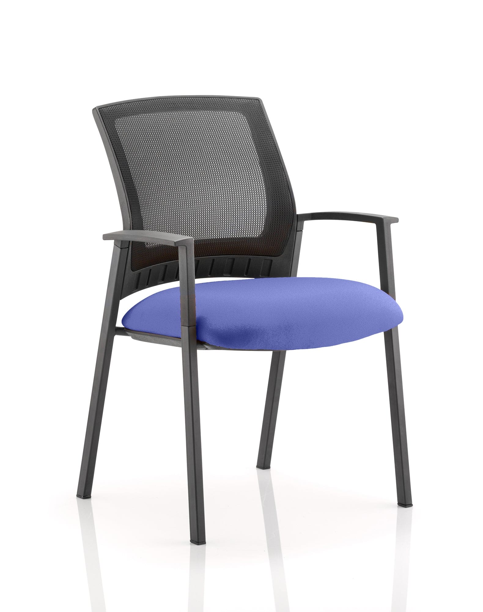 Metro Medium Mesh Back Stacking Visitor Chair with Arms - Image 10