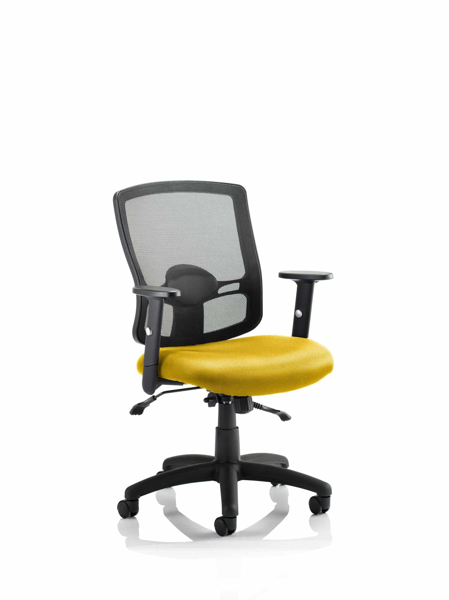 Portland II Medium Mesh Back Task Operator Office Chair with Arms - Image 17