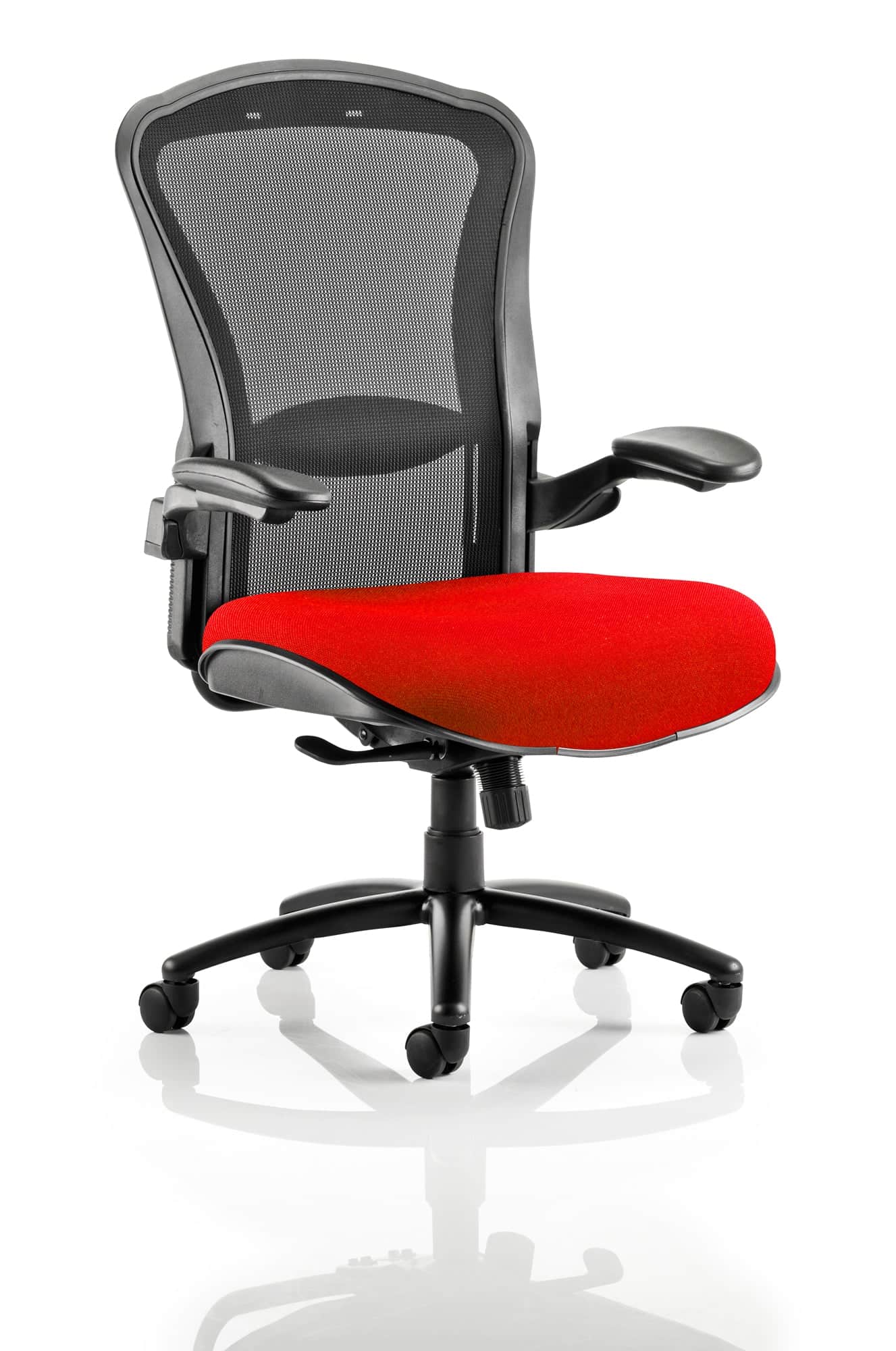 Houston High Mesh Back Heavy Duty Task Operator Office Chair with Arms - Image 7