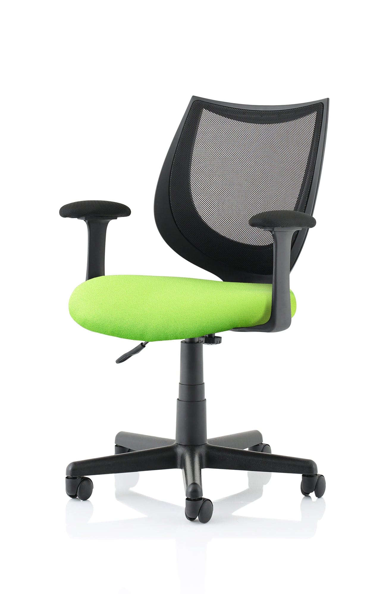 Camden Medium Back Black Mesh Task Operator Office Chair With Arms - Image 9