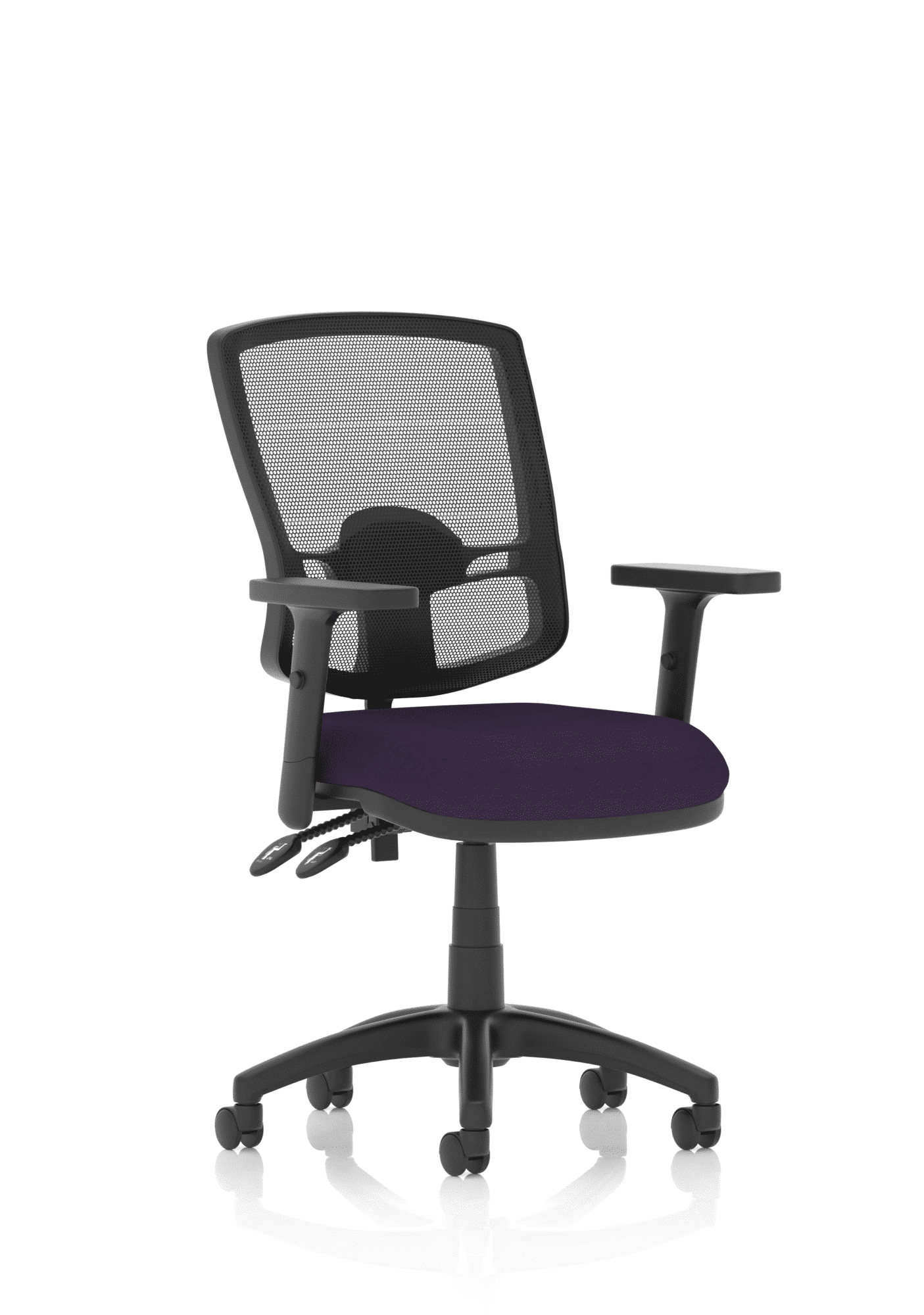 Eclipse Plus II Deluxe Mesh Back Task Operator Office Chair - Image 40