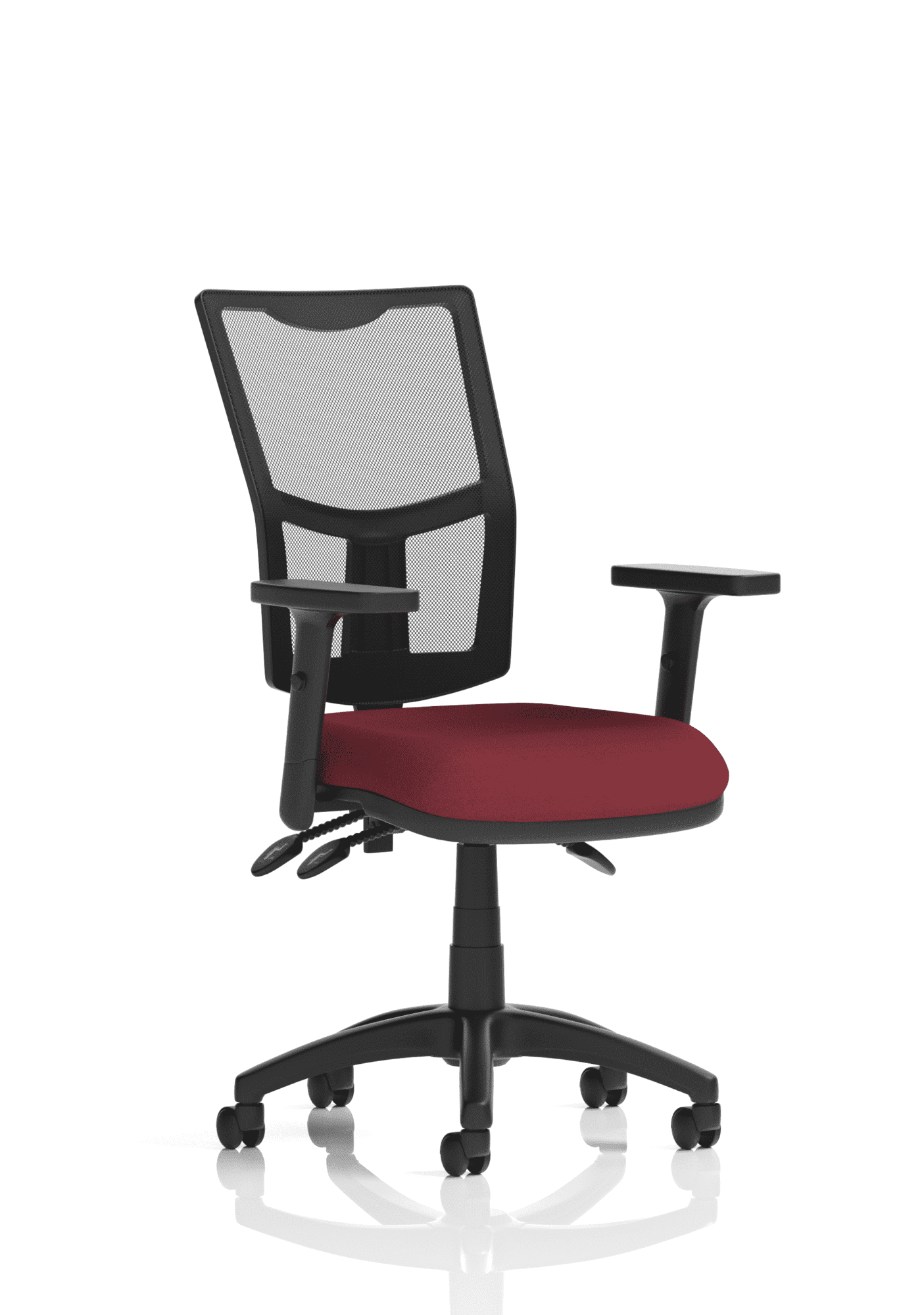 Eclipse Plus III Medium Mesh Back Task Operator Office Chair - Image 26