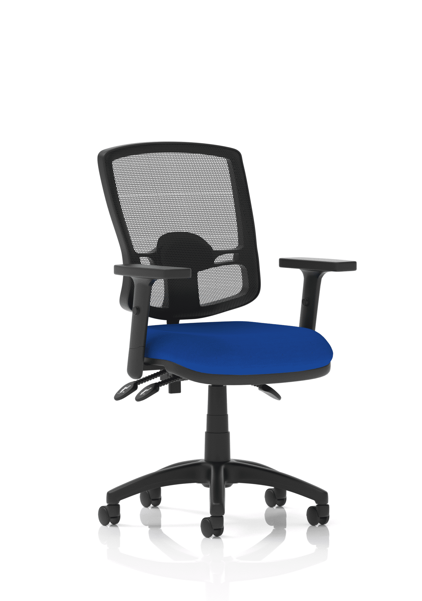 Eclipse Plus III Deluxe Medium Mesh Back Task Operator Office Chair - Image 29