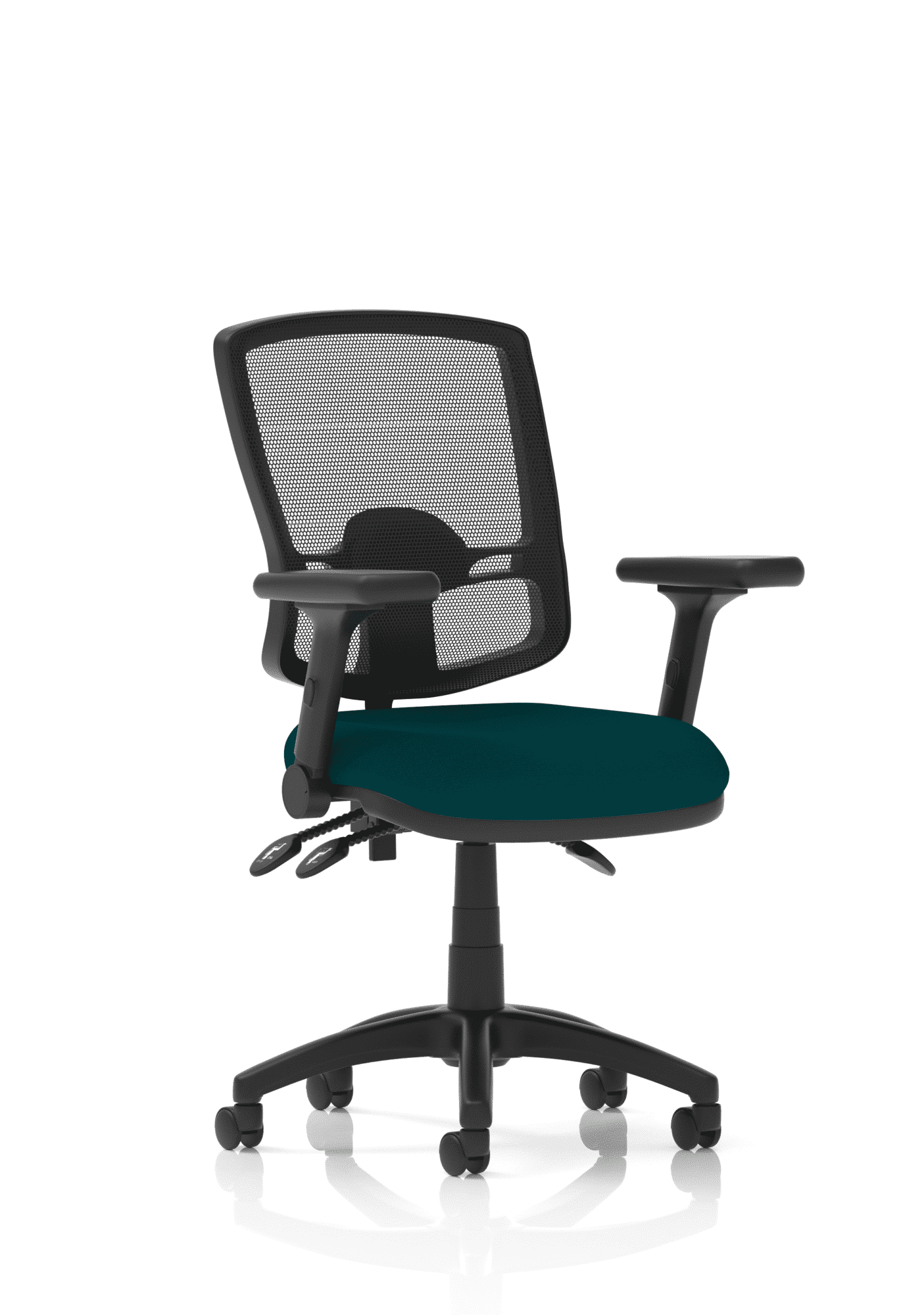 Eclipse Plus III Deluxe Medium Mesh Back Task Operator Office Chair - Image 39
