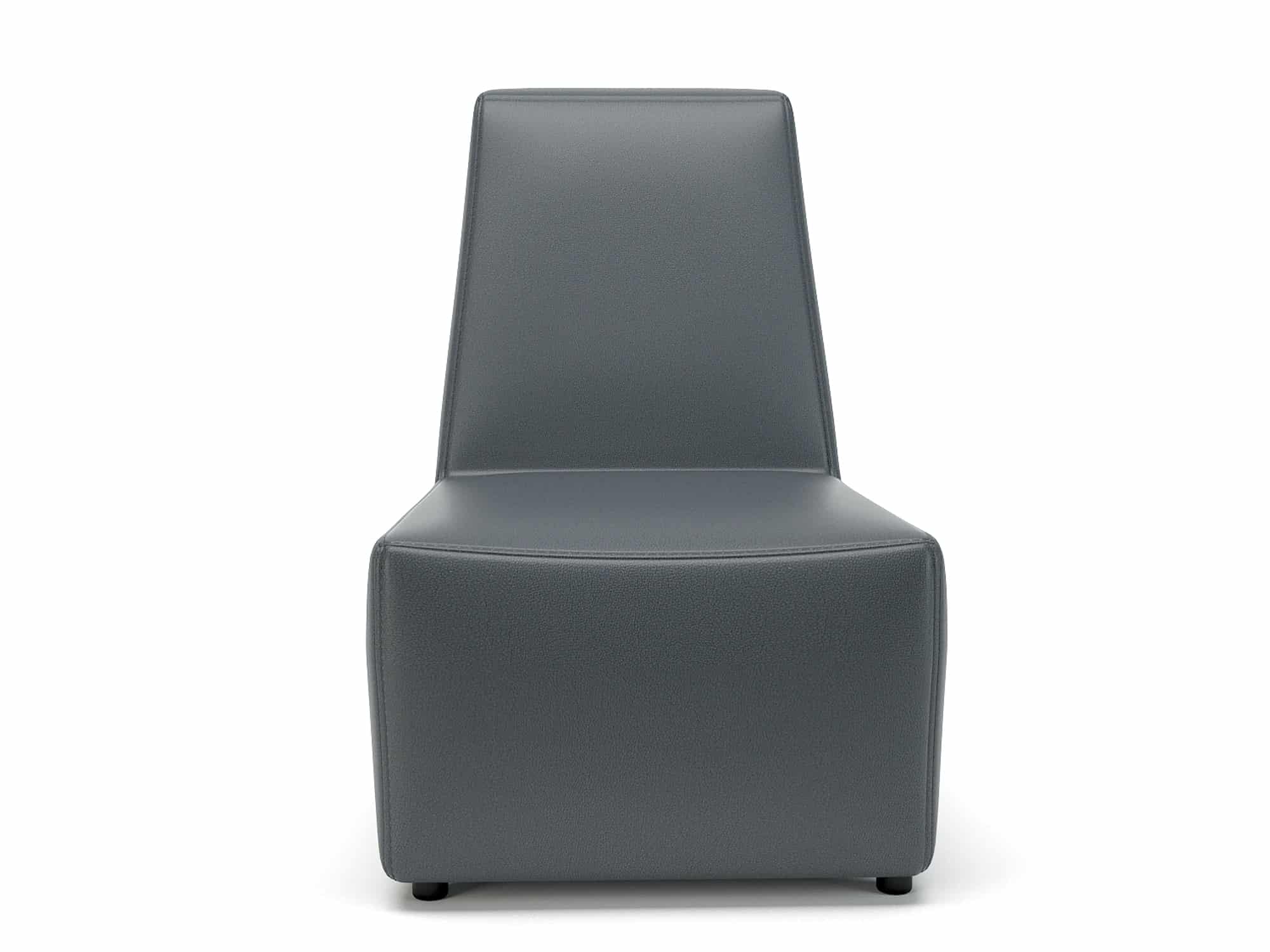 Pella 65cm Wide Chair in Cristina Marrone Ultima Faux Leather - Image 2