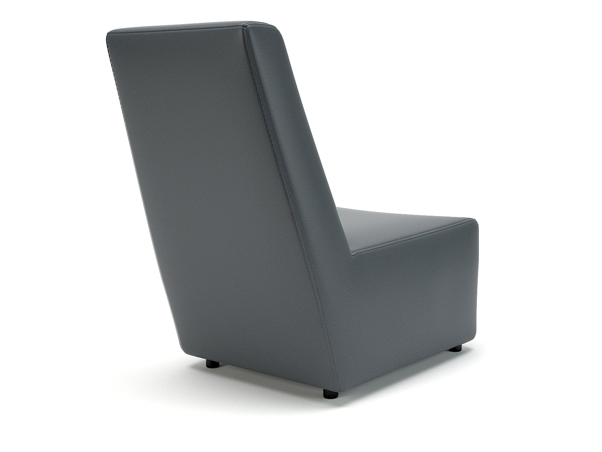 Pella 65cm Wide Chair in Cristina Marrone Ultima Faux Leather - Image 3