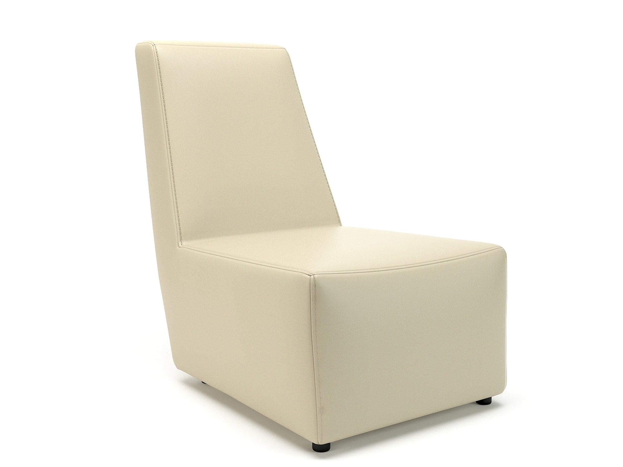 Pella 65cm Wide Chair in Cristina Marrone Ultima Faux Leather - Image 4