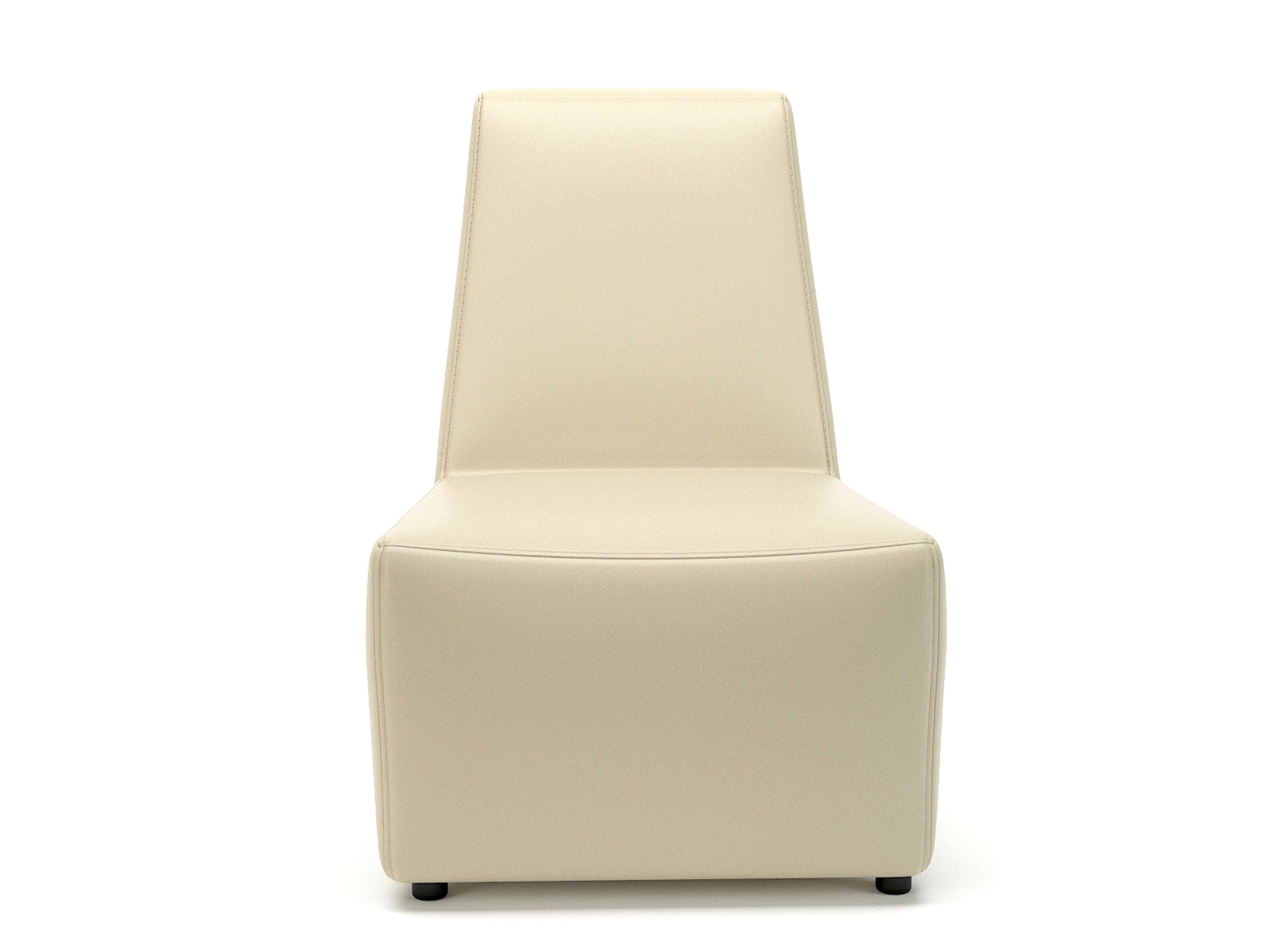 Pella 65cm Wide Chair in Cristina Marrone Ultima Faux Leather - Image 5