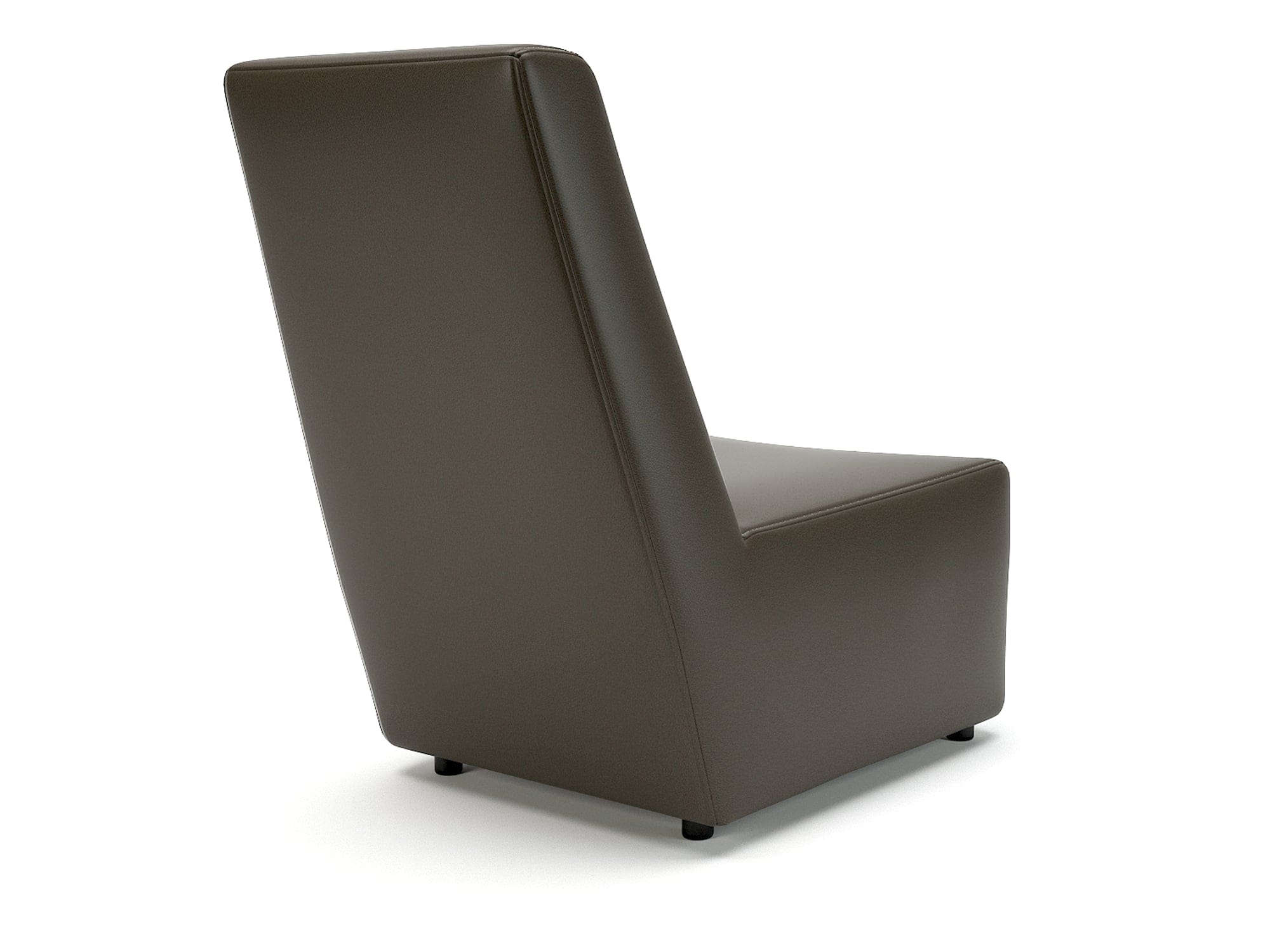 Pella 65cm Wide Chair in Cristina Marrone Ultima Faux Leather - Image 15