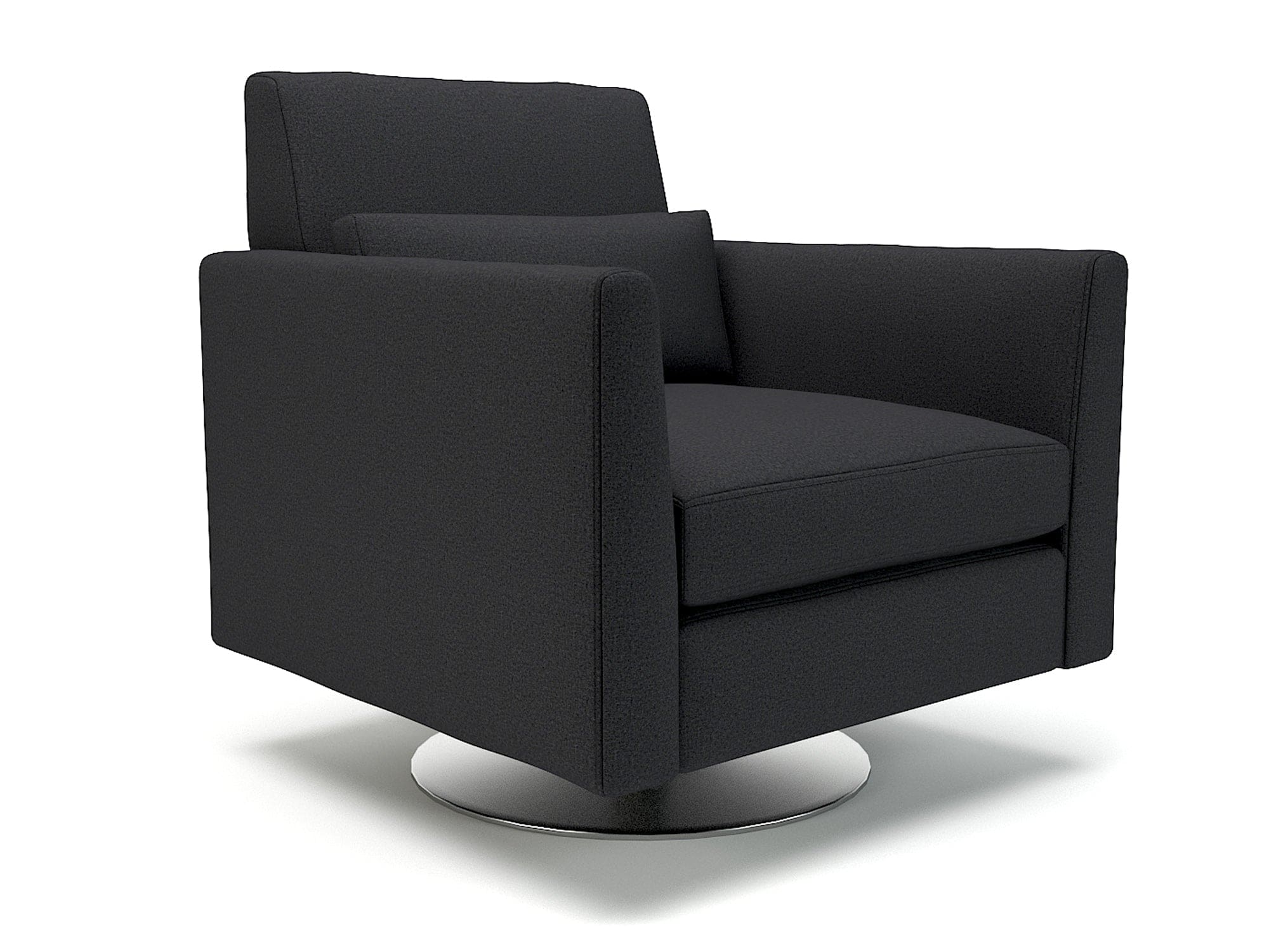 Roselle 90cm Wide Swivel Armchair in Warwick Dolly Fabric - Image 3